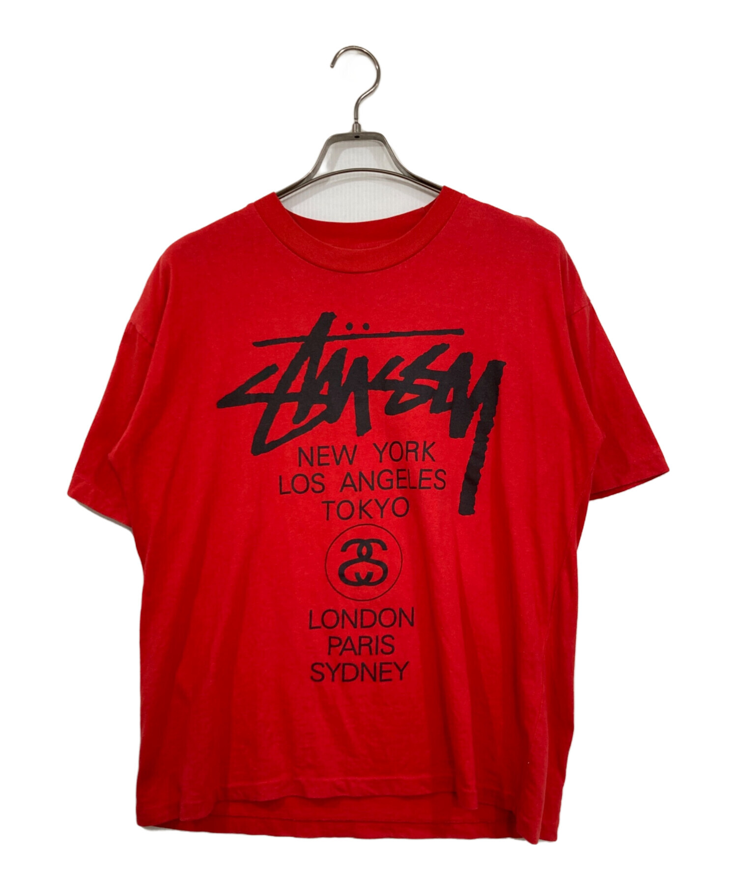 中古・古着通販】stussy (ステューシー) 90s ワールドツアーTシャツ