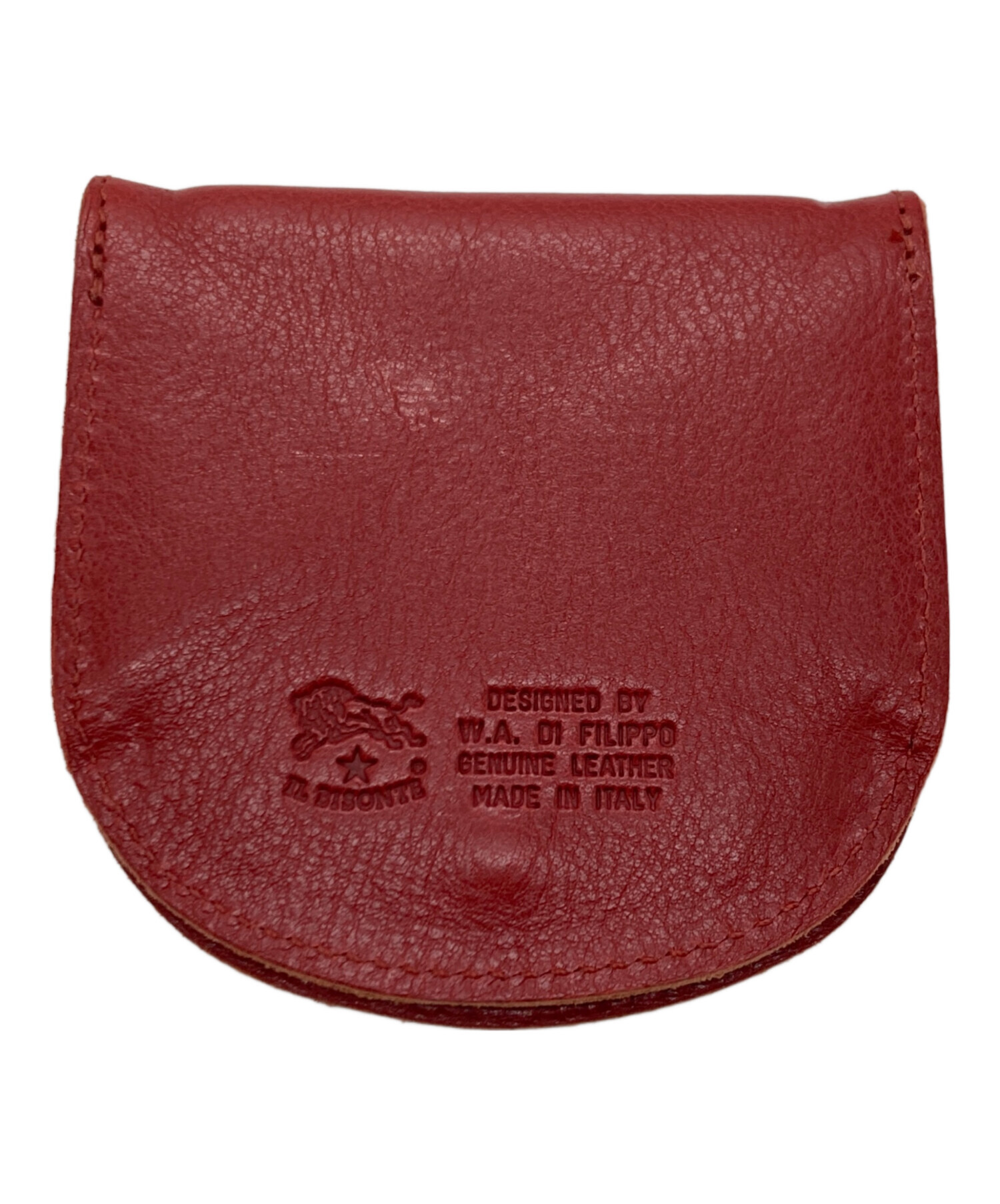 中古・古着通販】IL BISONTE (イル ビゾンテ) コインケース レッド 