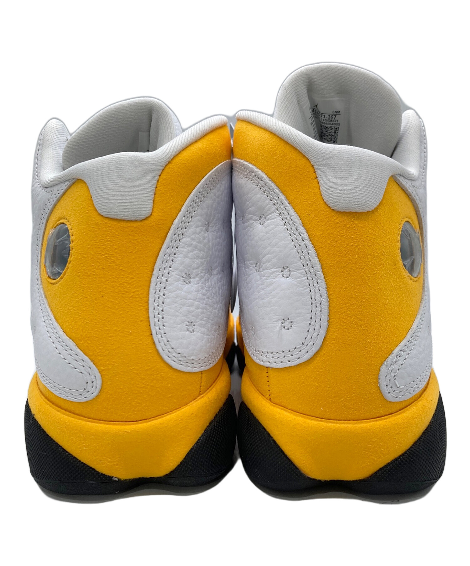 NIKE ナイキ Air Jordan 13 Del Sol エアジョーダン13 デルソル ハイカットスニーカー ホワイト/イエロー 414571‐167 US10/28.0cm 中古・古着通販】NIKE (ナイキ) Air Jordan 13 