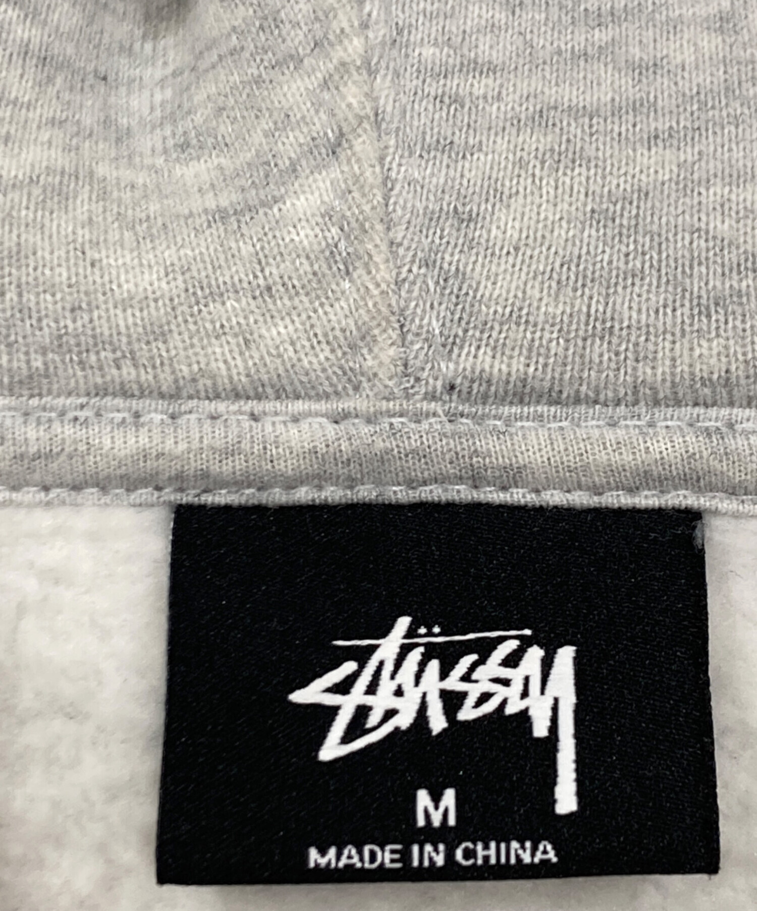 中古・古着通販】stussy (ステューシー) ジップパーカー グレー サイズ