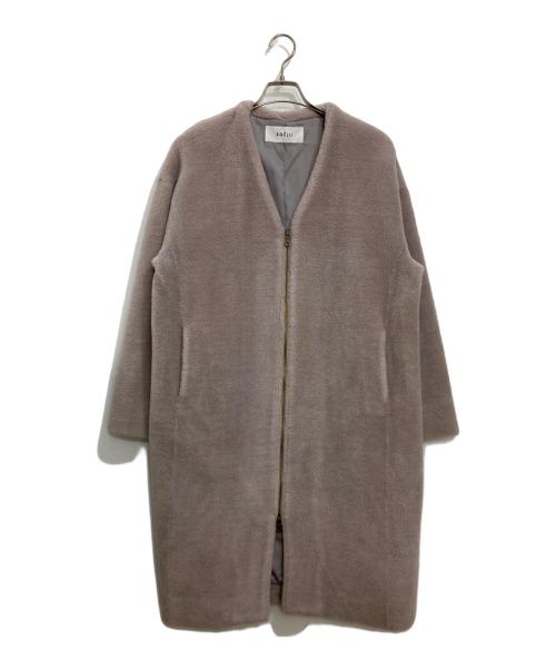 中古・古着通販】SOEJU (ソージュ) ウールボアジップコート グレー