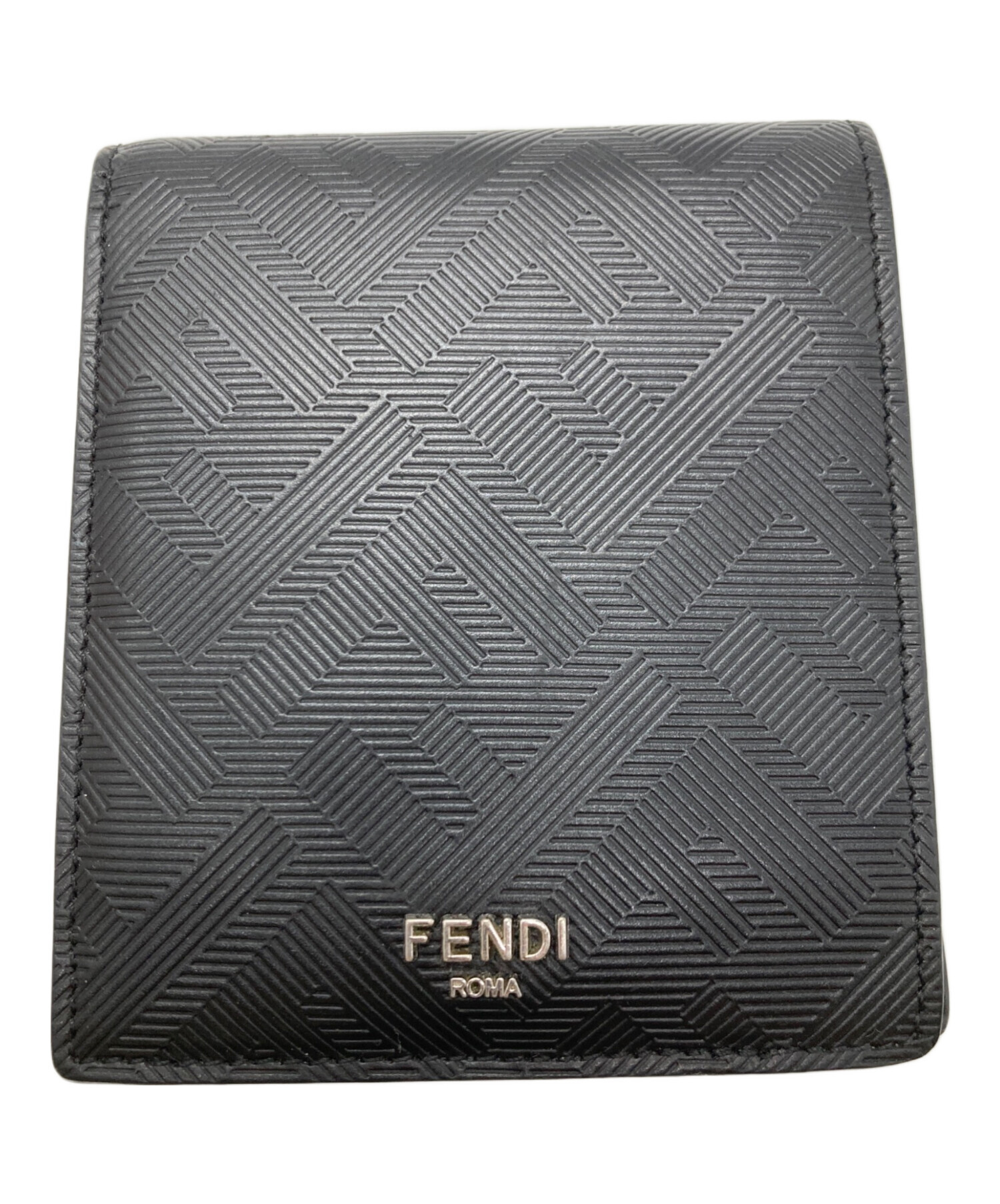 専用  FENDI財布中古 中古・古着通販】FENDI (フェンディ) 長財布 ブルー×ブラック
