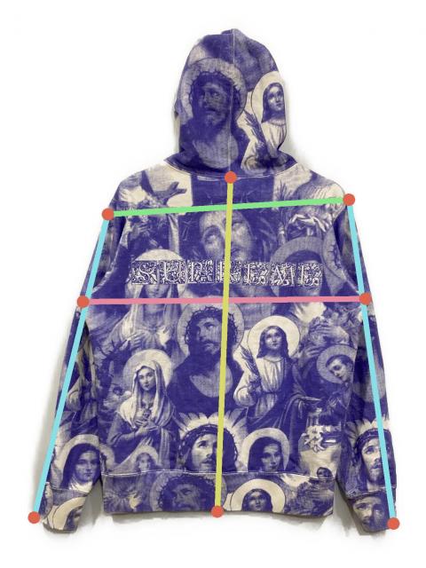 supreme パーカー Jesus and Mary ジーザス　M Supreme Jesus and Mary Hooded Sweatshirt Gold Men's - FW18 - US