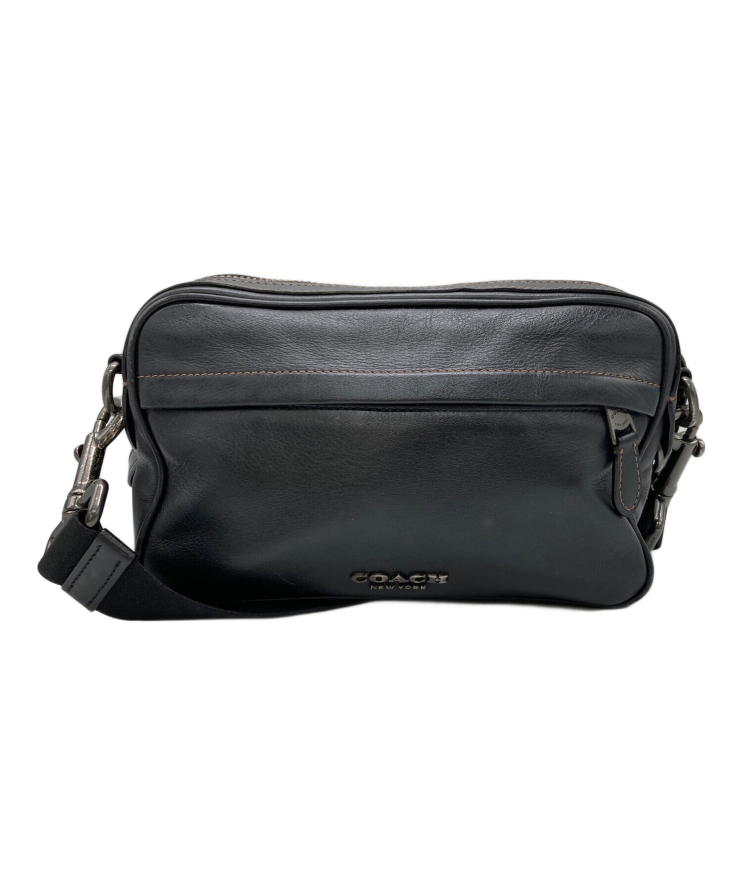 中古・古着通販】COACH (コーチ) グラハムショルダーバッグ ブラック 