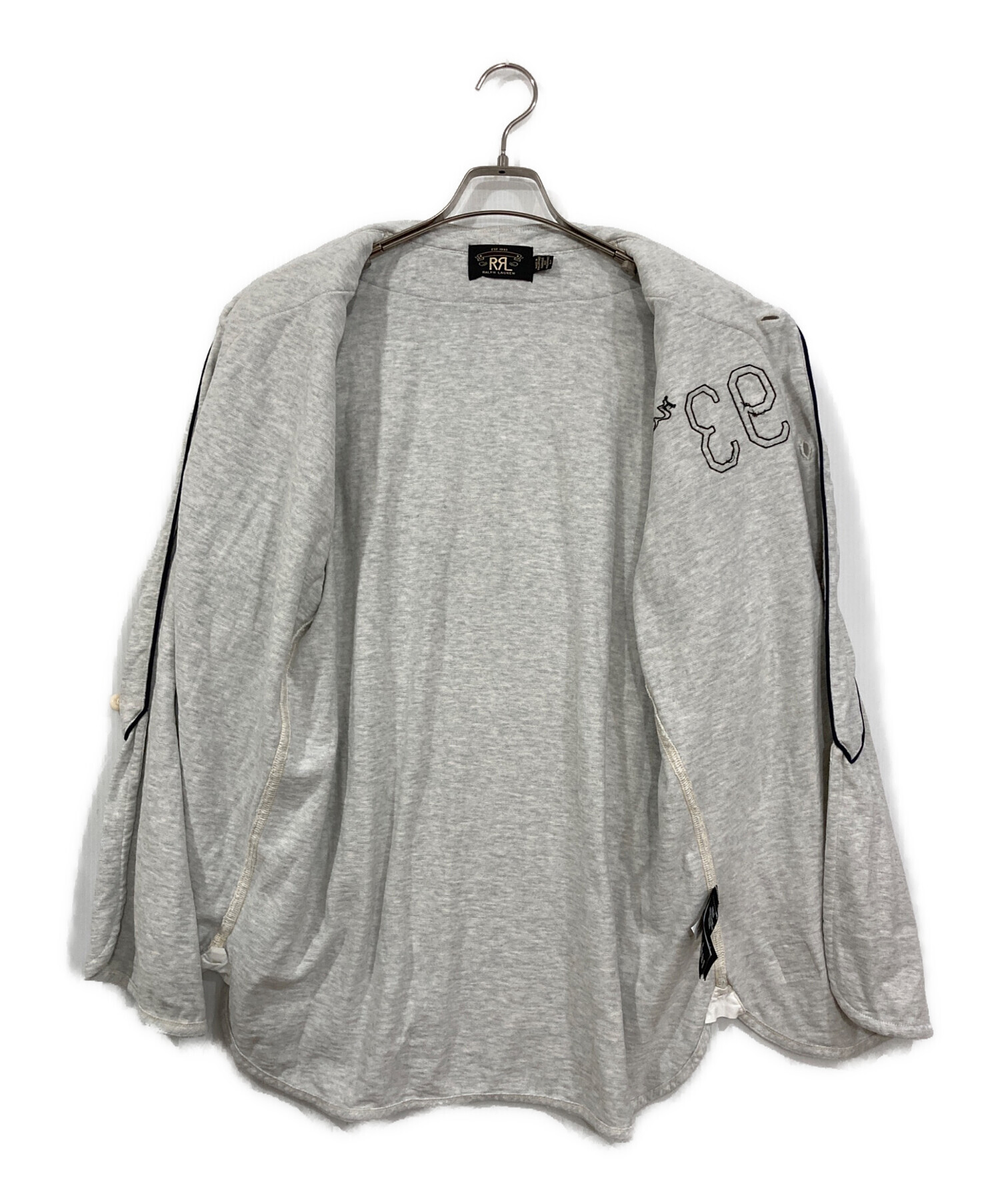 中古・古着通販】RRL (ダブルアールエル) ベースボールシャツ グレー 