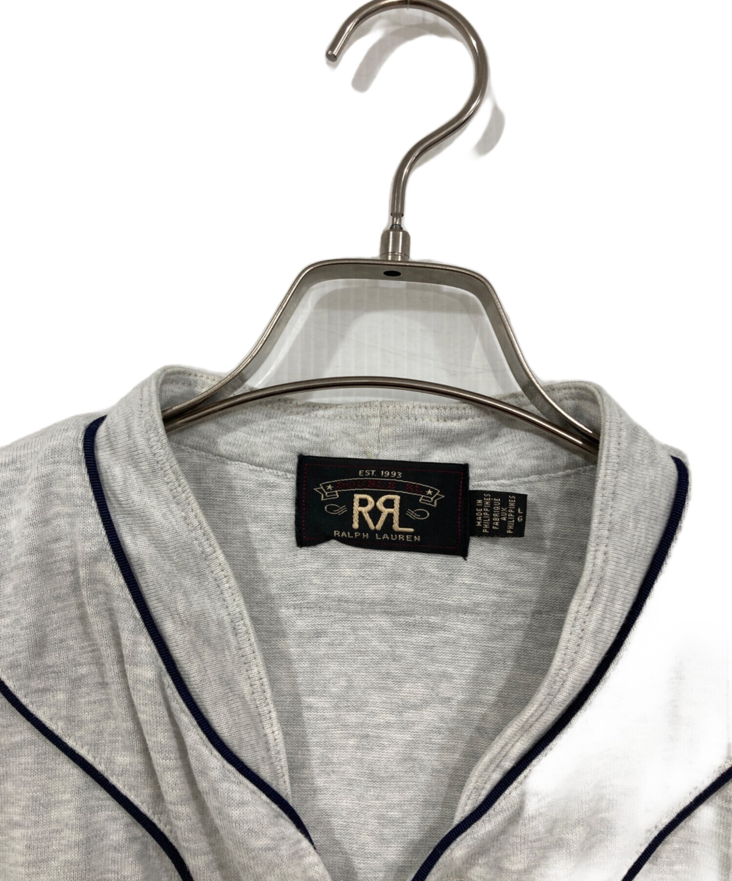 中古・古着通販】RRL (ダブルアールエル) ベースボールシャツ グレー 