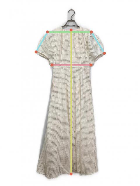 中古・古着通販】CLANE (クラネ) ドットメッシュワンピース アイボリー