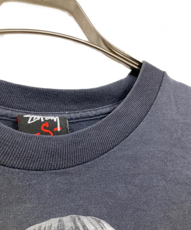 中古・古着通販】stussy (ステューシー) 00'sプリントTシャツ ブラック