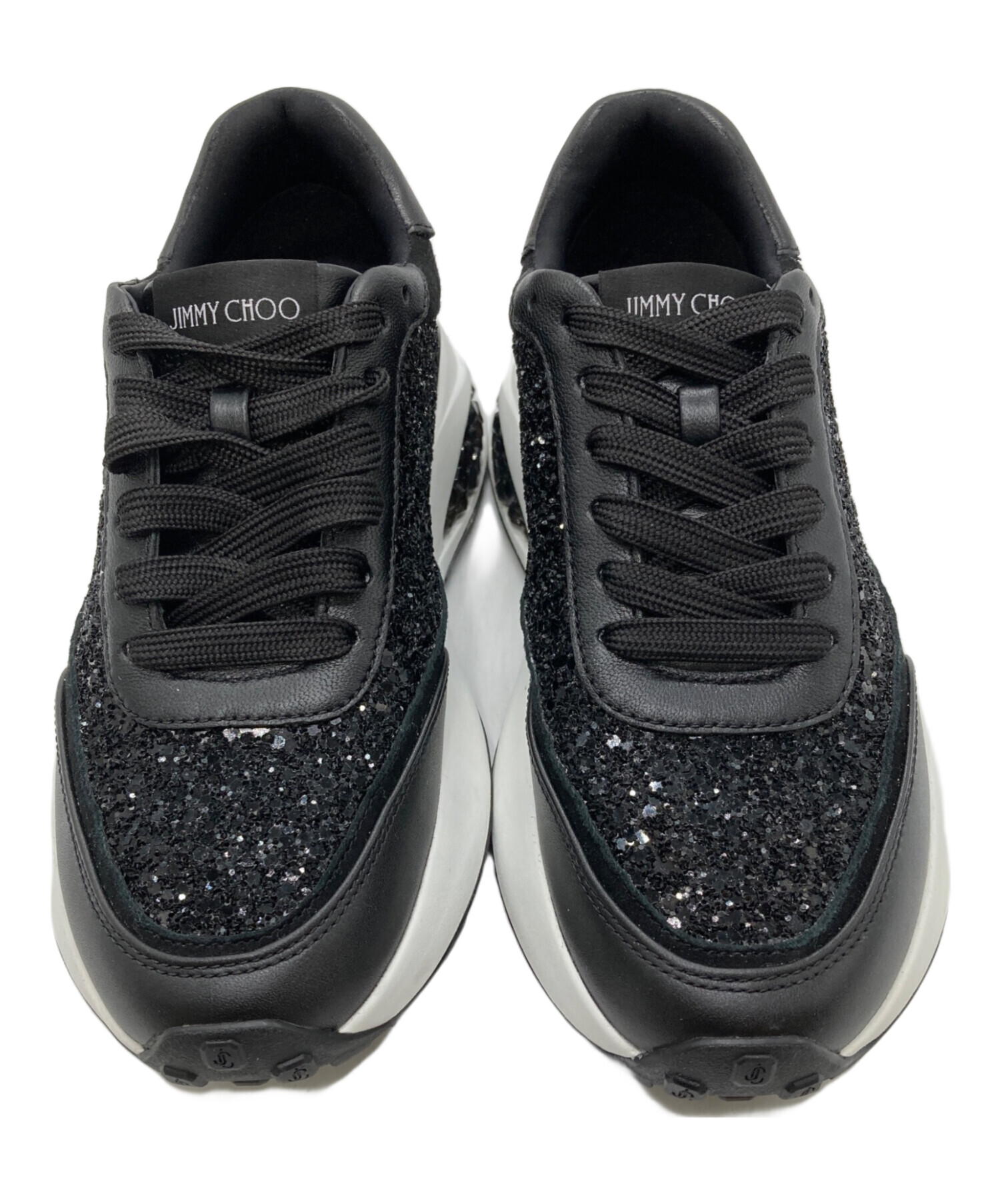 JIMMY CHOO グリッタースニーカー 中古・古着通販】JIMMY CHOO (ジミーチュウ) グリッタースニーカー