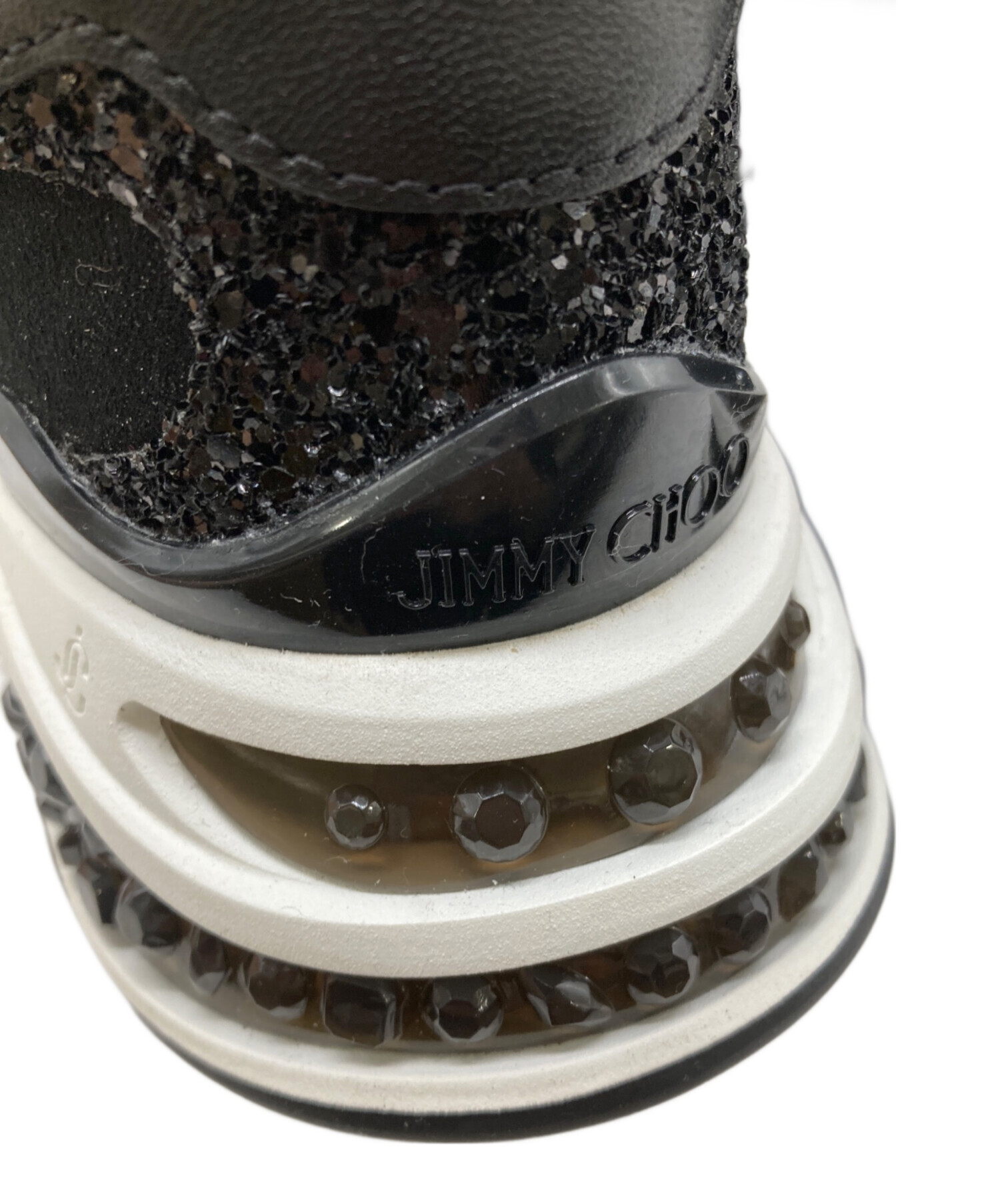 中古・古着通販】JIMMY CHOO (ジミーチュウ) グリッタースニーカー