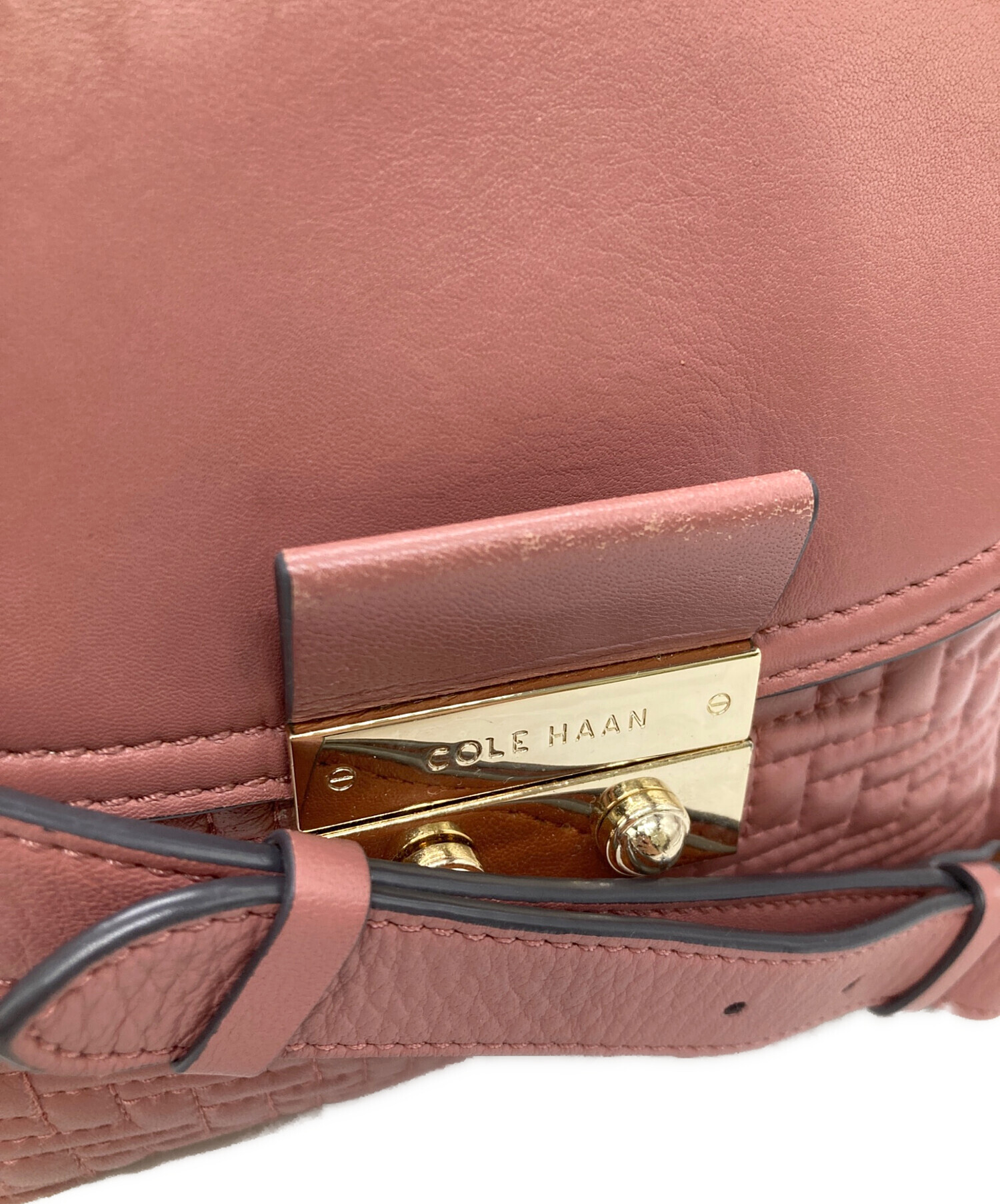 中古・古着通販】COLE HAAN (コールハーン) ショルダーバッグ ピンク 