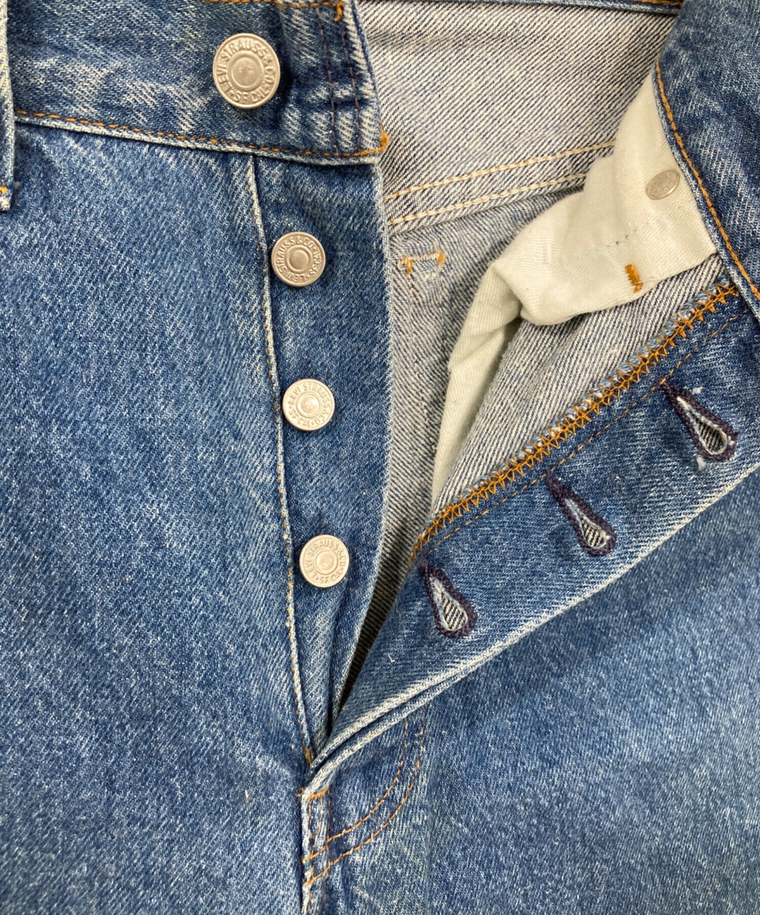 中古・古着通販】LEVI'S (リーバイス) 501xxデニムパンツ ブルー
