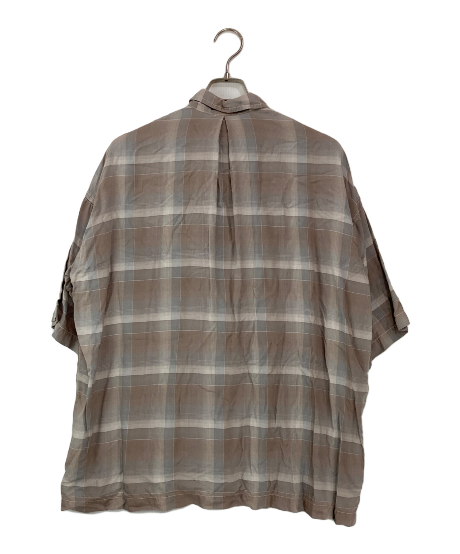 中古・古着通販】REMI RELIEF (レミレリーフ) CHECK 2 WAY SHIRT