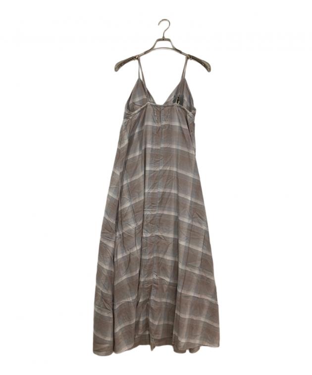 中古・古着通販】REMI RELIEF (レミレリーフ) CHECK CAMI DRESS