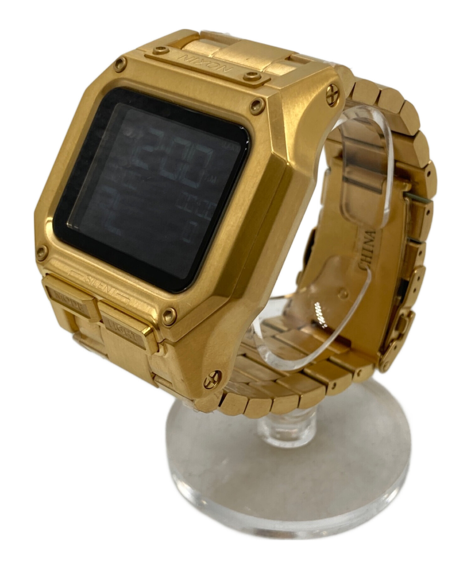 中古・古着通販】NIXON (ニクソン) デジタルウォッチ ゴールド