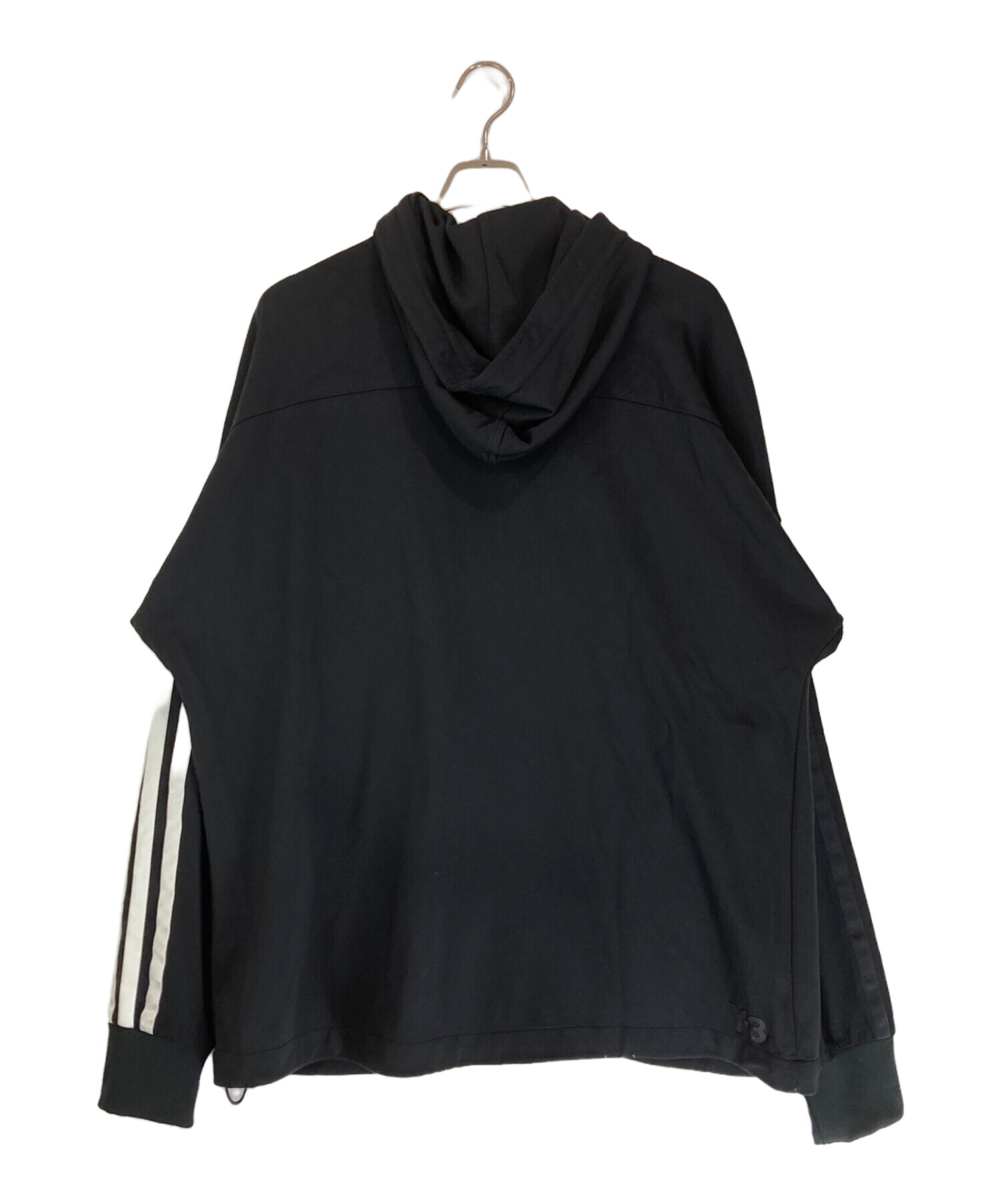 中古・古着通販】Y-3 (ワイスリー) ジップパーカー ブラック サイズ:XL 