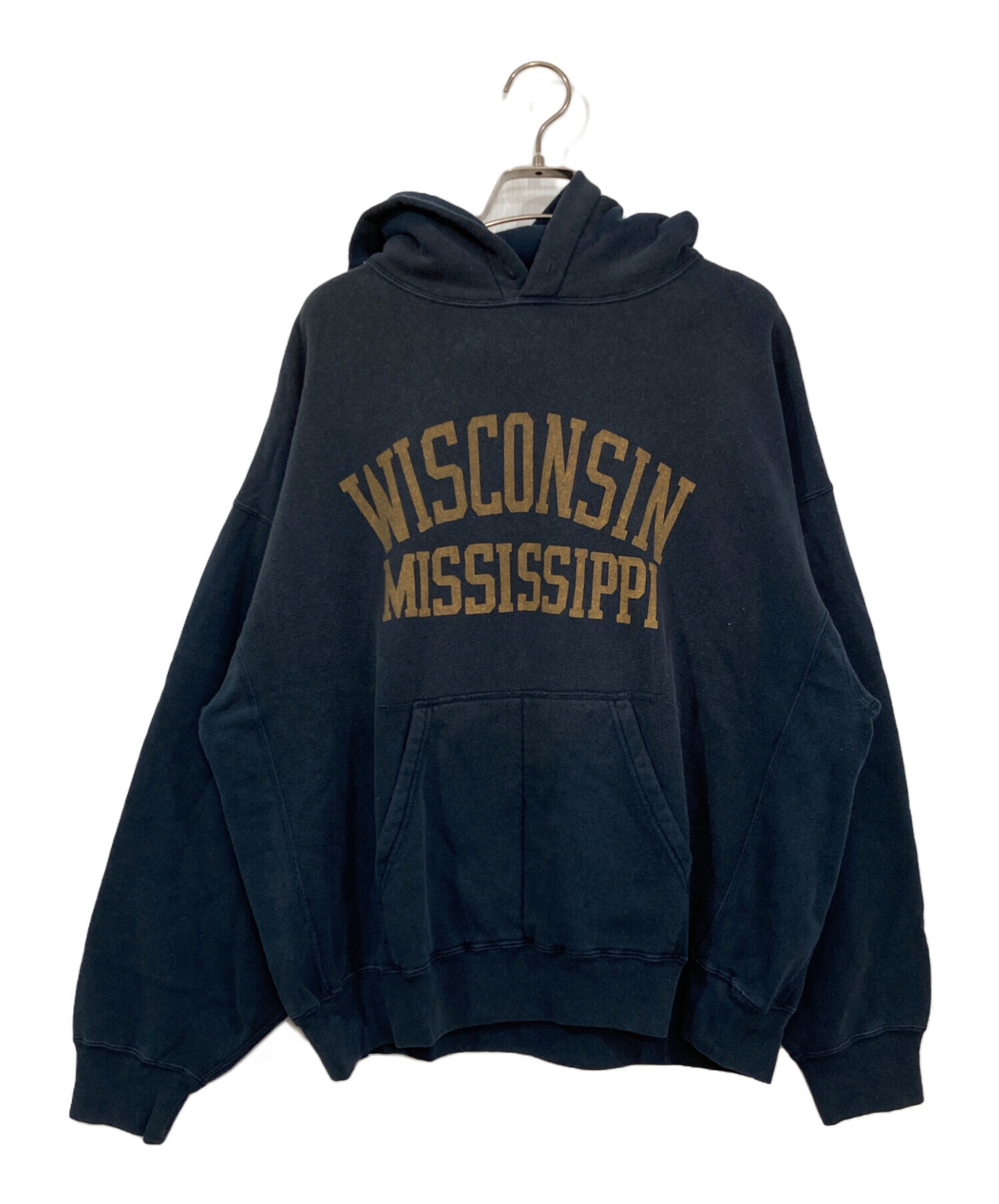 アパルトモン REMI RELIEF レミレリーフ SUNBURN HOODIE 中古・古着通販】REMI RELIEF (レミレリーフ) SUNBURN HOODIE ブラック