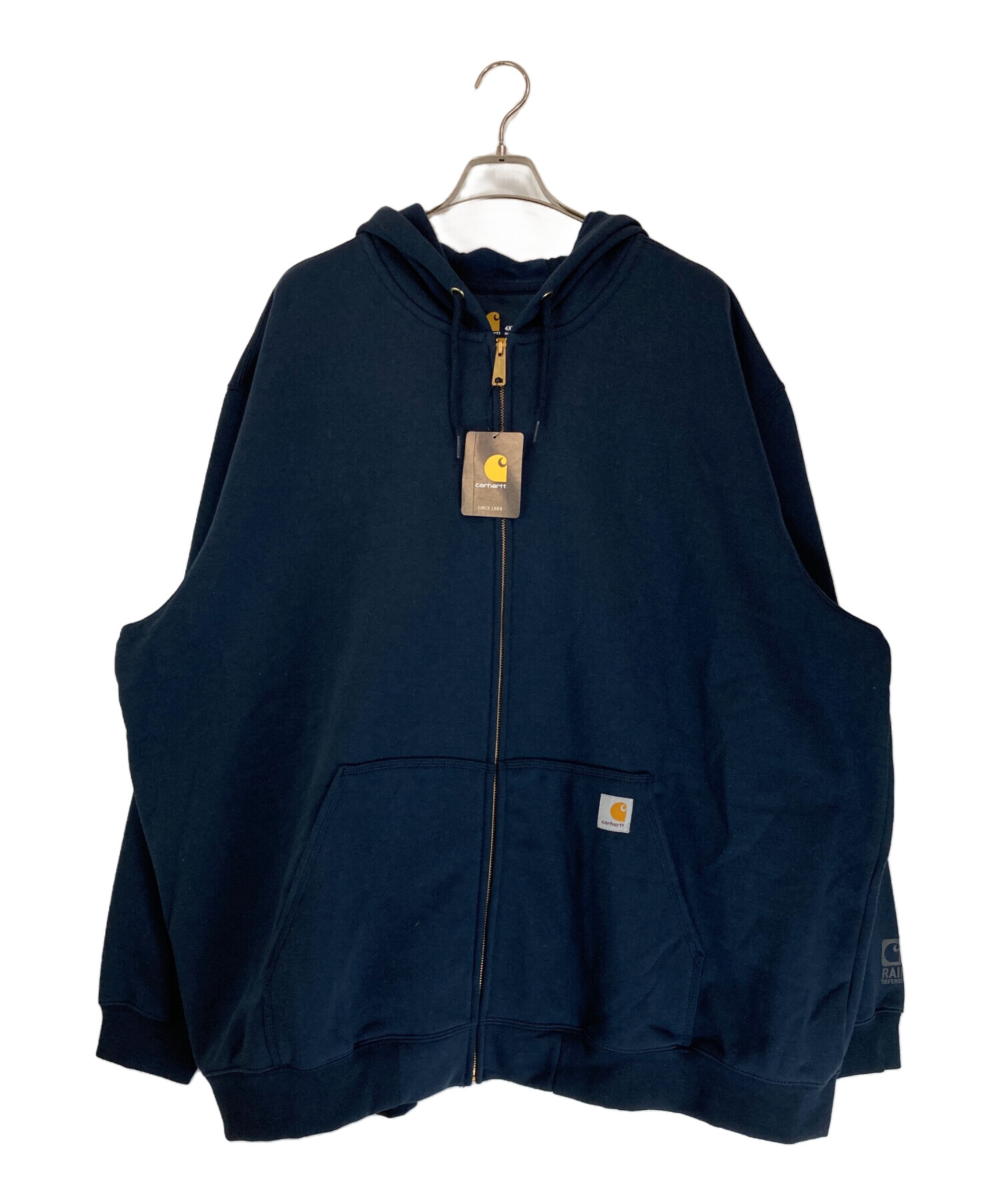 中古・古着通販】CarHartt (カーハート) ジップパーカー ネイビー 中古・古着通販】CarHartt (カーハート) ジップパーカー ネイビー