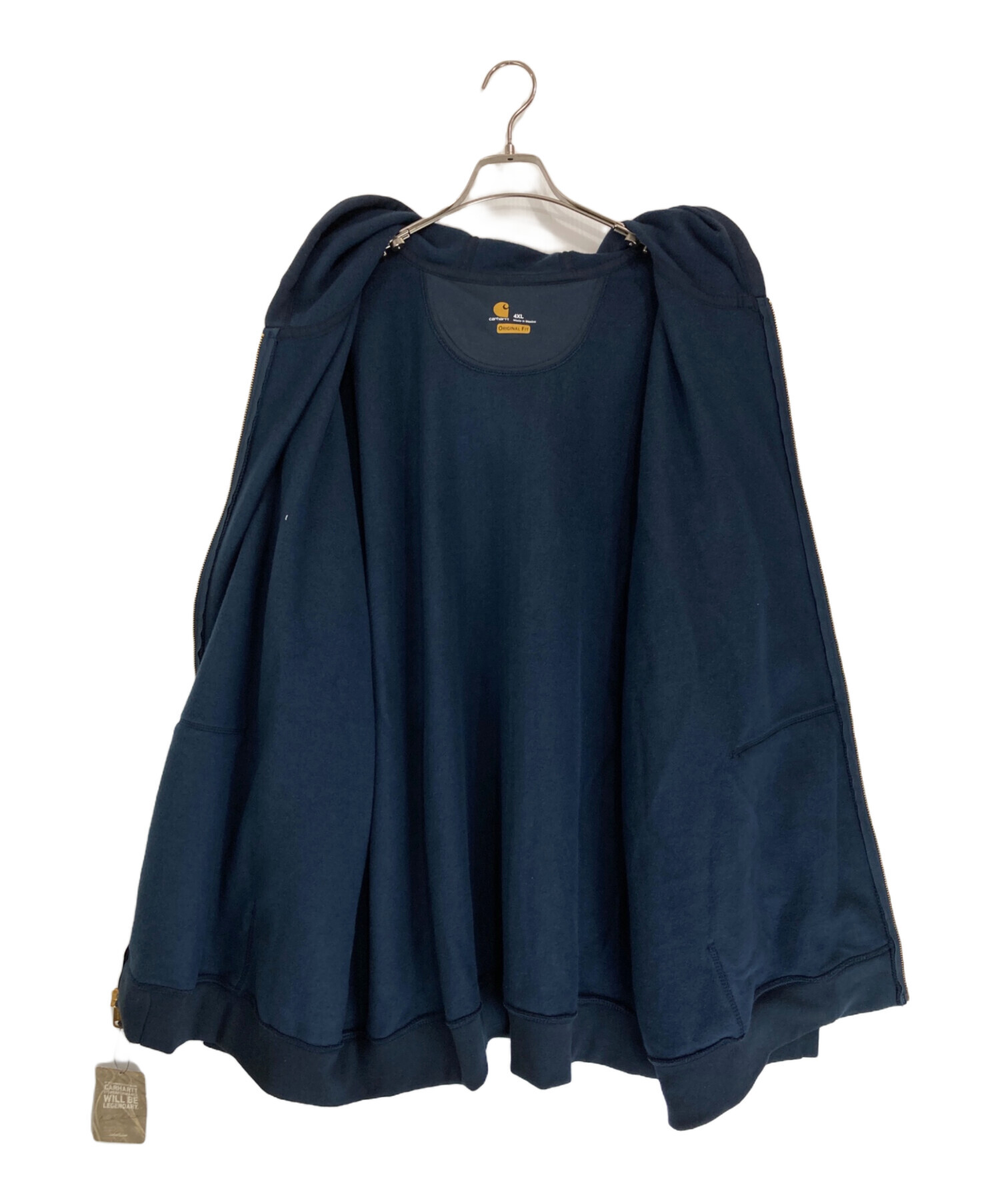 中古・古着通販】CarHartt (カーハート) ジップパーカー ネイビー