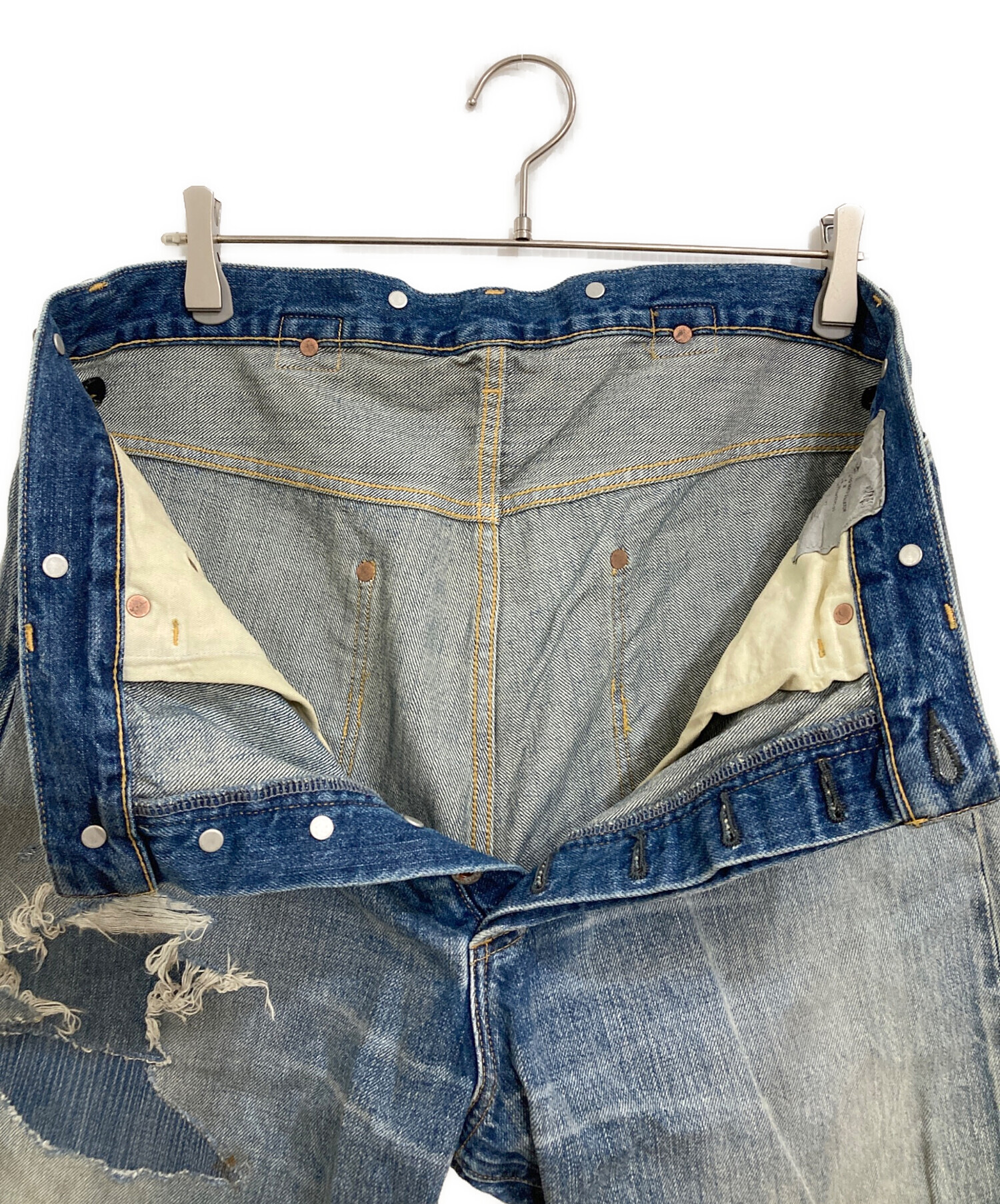 中古・古着通販】MADNESS (マッドネス) AGING DENIM PANTS インディゴ