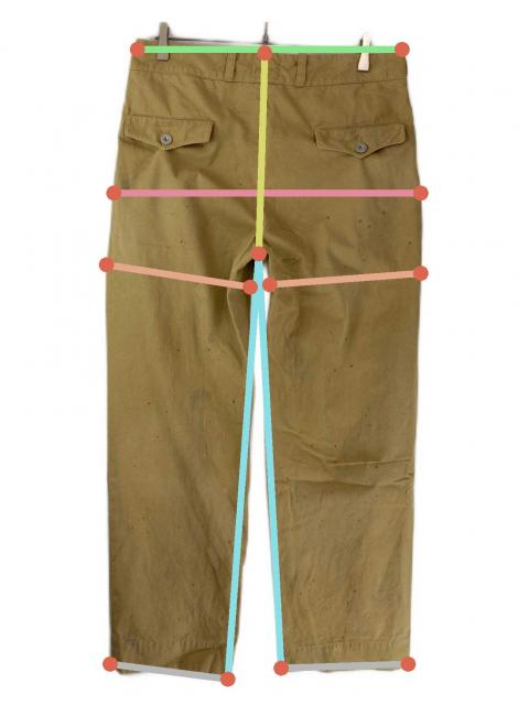 中古・古着通販】MADNESS (マッドネス) 1960s VINTAGE WORK PANTS 