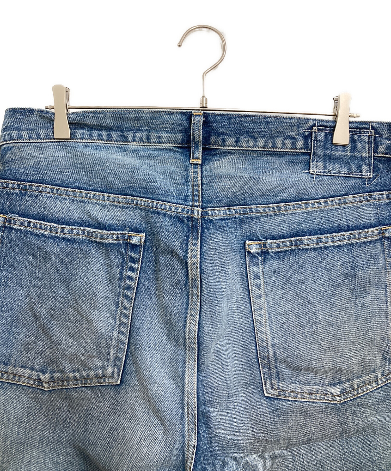 中古・古着通販】MADNESS (マッドネス) AGING DENIM PANTS ブルー