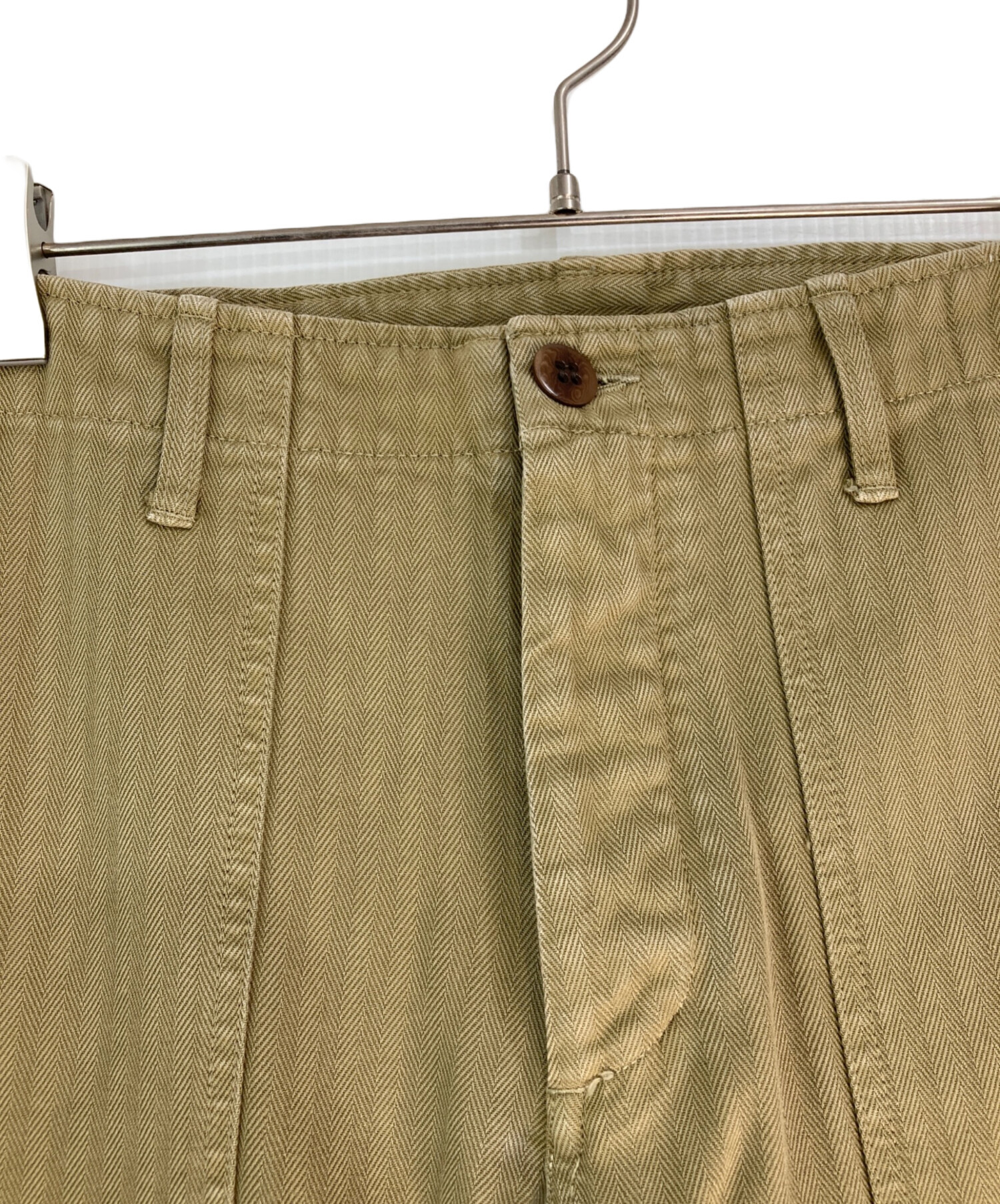 中古・古着通販】VISVIM (ビズビム) DRILL MIL PANTS HERRING BONE