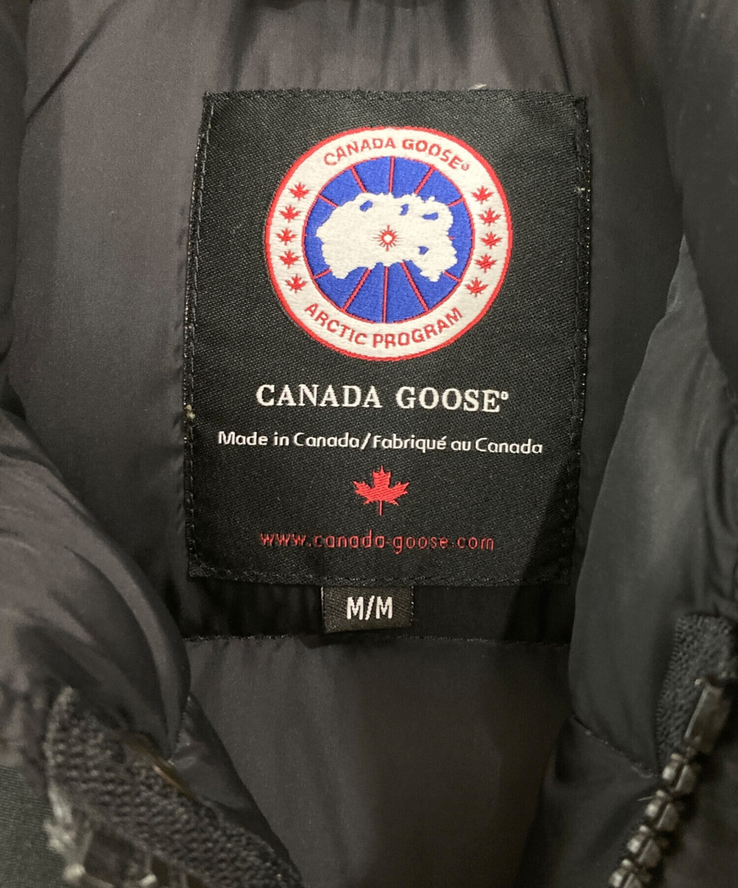 中古・古着通販】CANADA GOOSE (カナダグース) ダウンベスト ブラック 