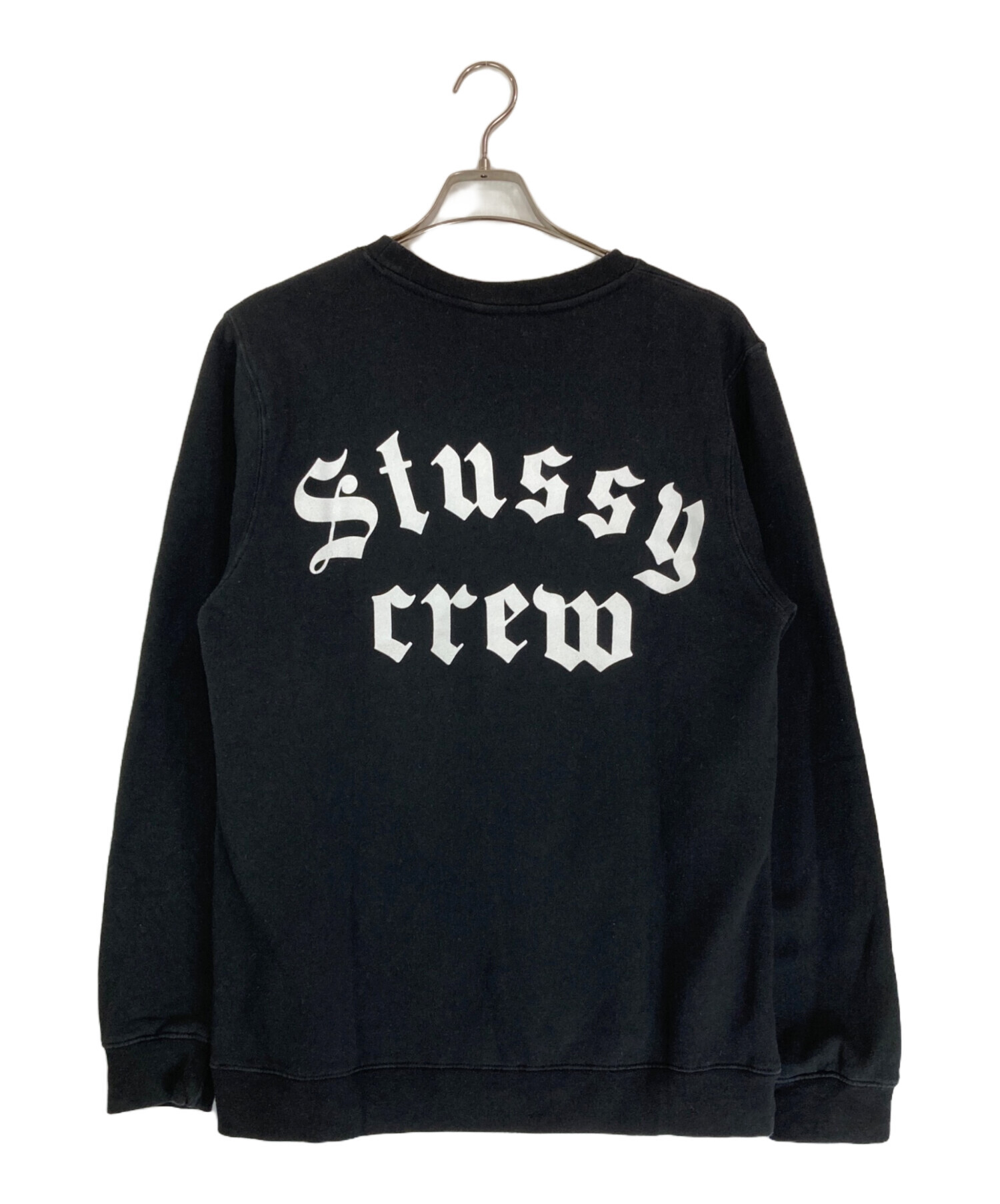 Stüssy グラフィックプリント スウェット Mサイズ old STUSSY 中古・古着通販】stussy (ステューシー) プリントスウェット ブラック