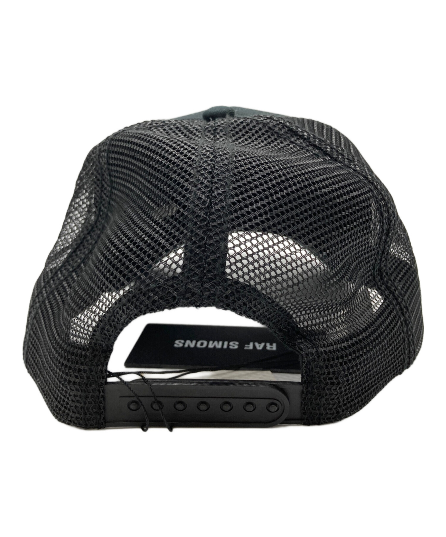 中古・古着通販】RAF SIMONS (ラフシモンズ) R Logo Mesh Cap ブラック
