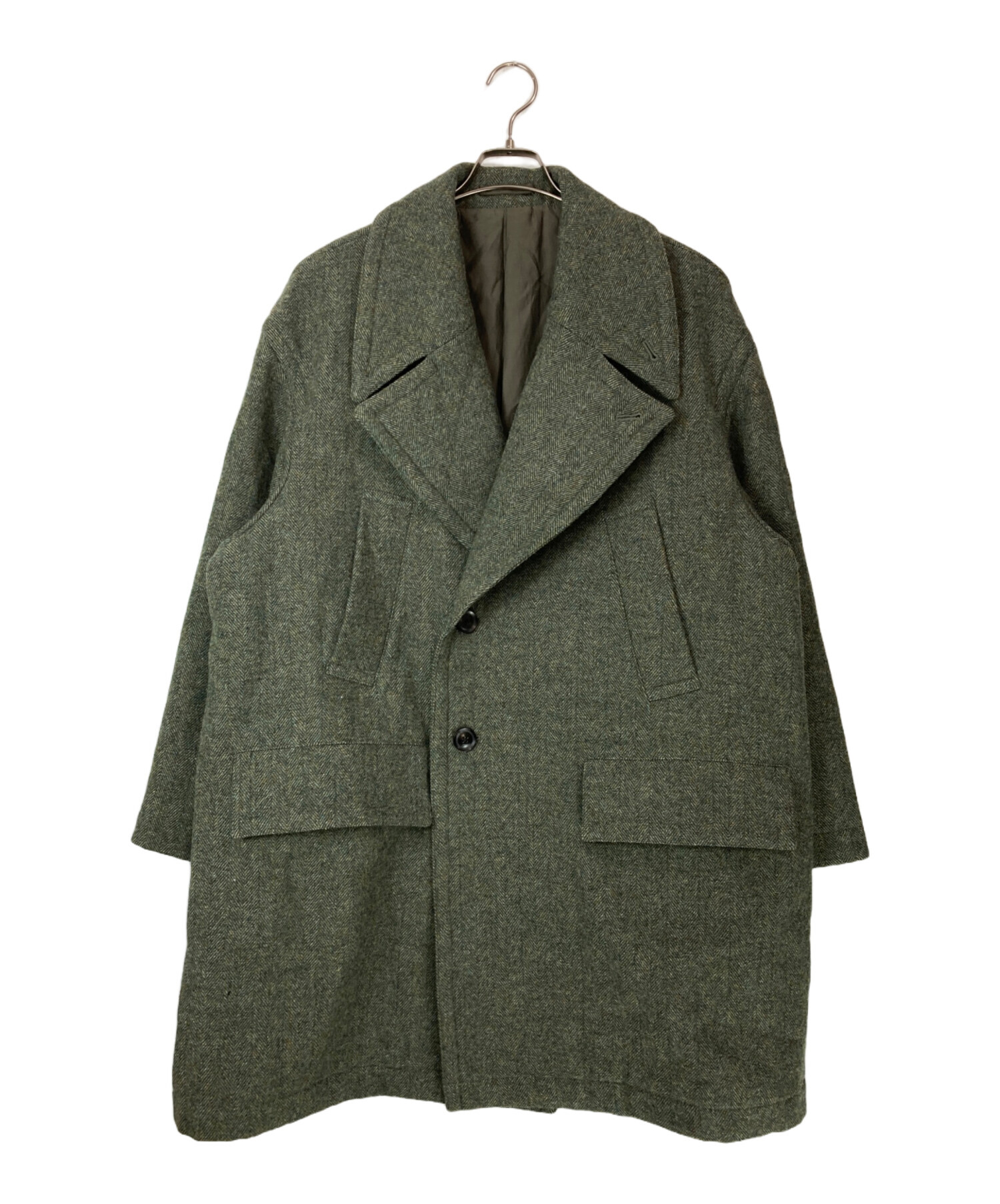 中古・古着通販】YOKE (ヨーク) OVERSIZED DOUBLE BREASTE HALF COAT 