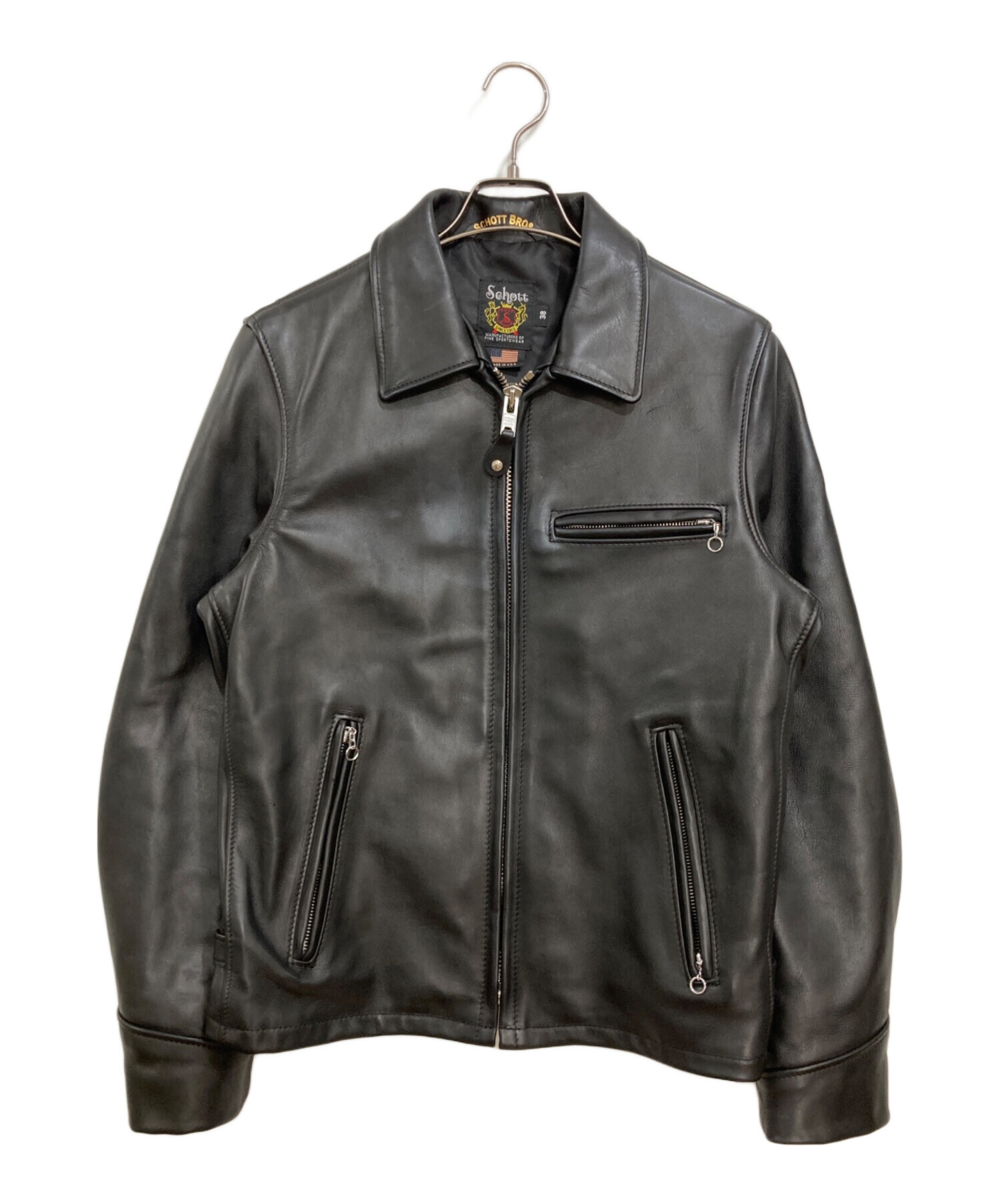 中古・古着通販】Schott (ショット) 103US TRUCKER JACKET ブラック