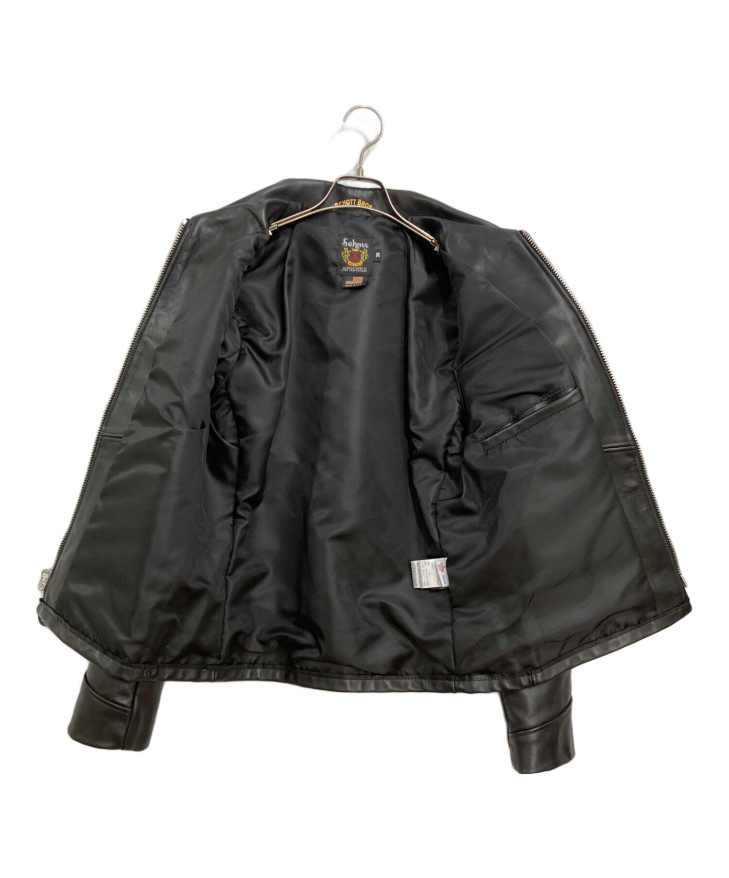 中古・古着通販】Schott (ショット) 103US TRUCKER JACKET ブラック