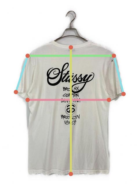 中古・古着通販】stussy (ステューシー) ワールドツアーTシャツ