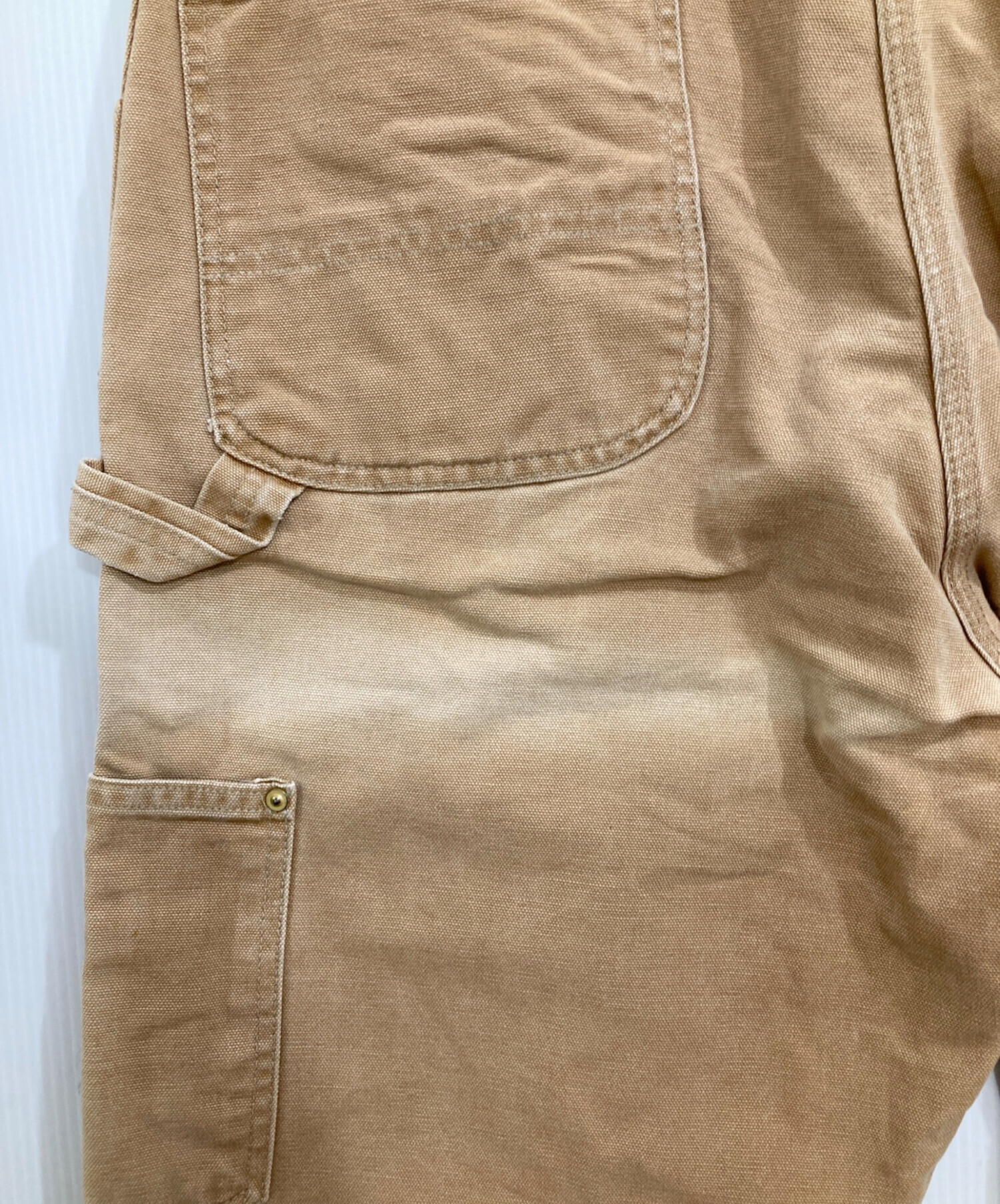 Carhartt ベージュ ダブルニー　ペインターパンツ 中古・古着通販】CarHartt (カーハート) ダブルニーペインター