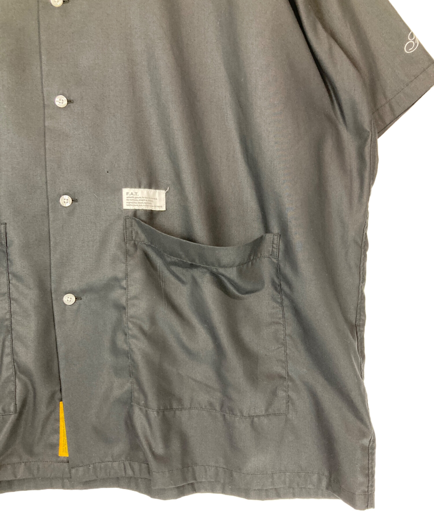 中古・古着通販】FAT (エフエーティー) 半袖シャツ ブラック サイズ:XL