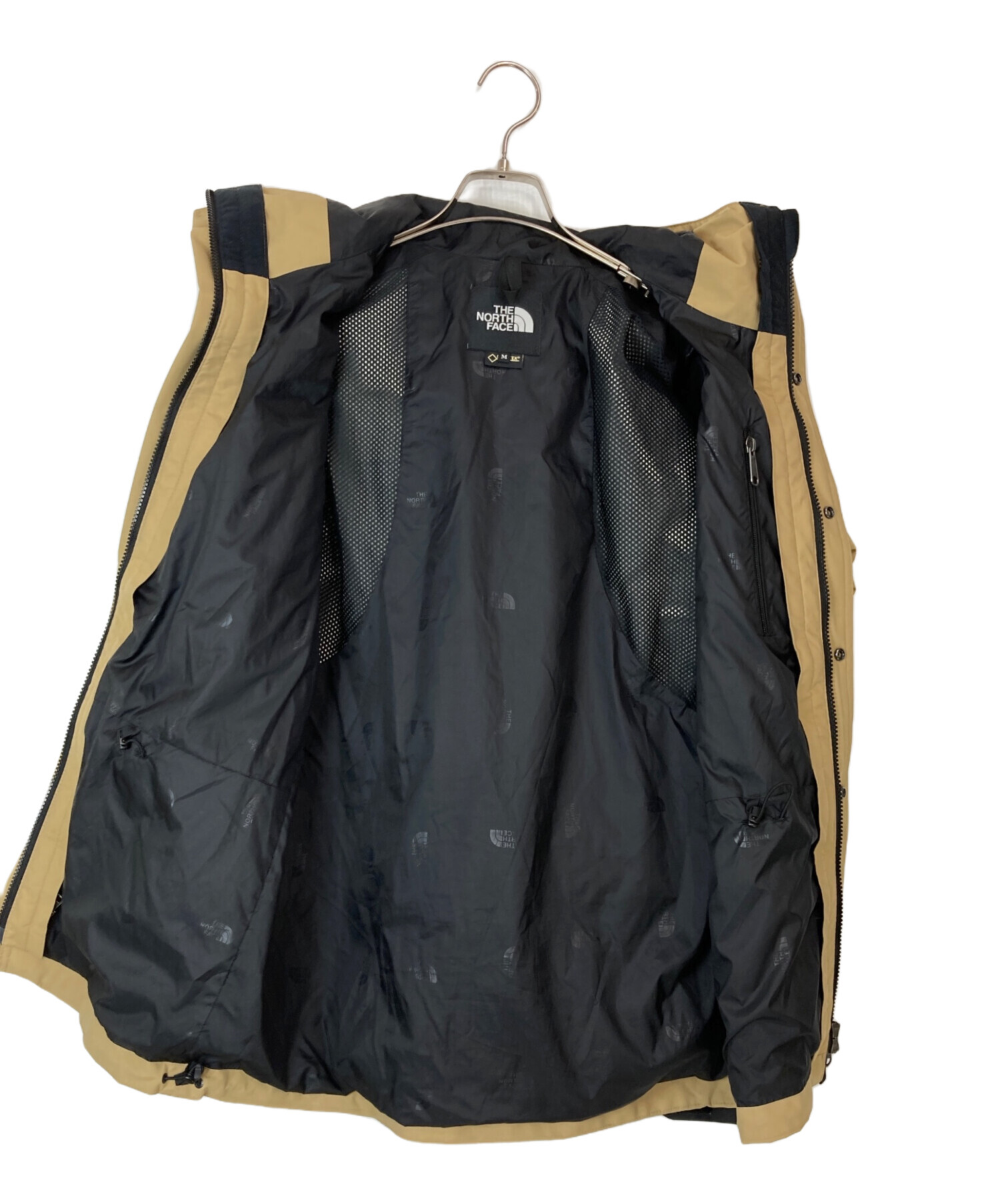 THE NORTH FACE フード付きジャケット 黒/ベージュ THE NORTH FACE 