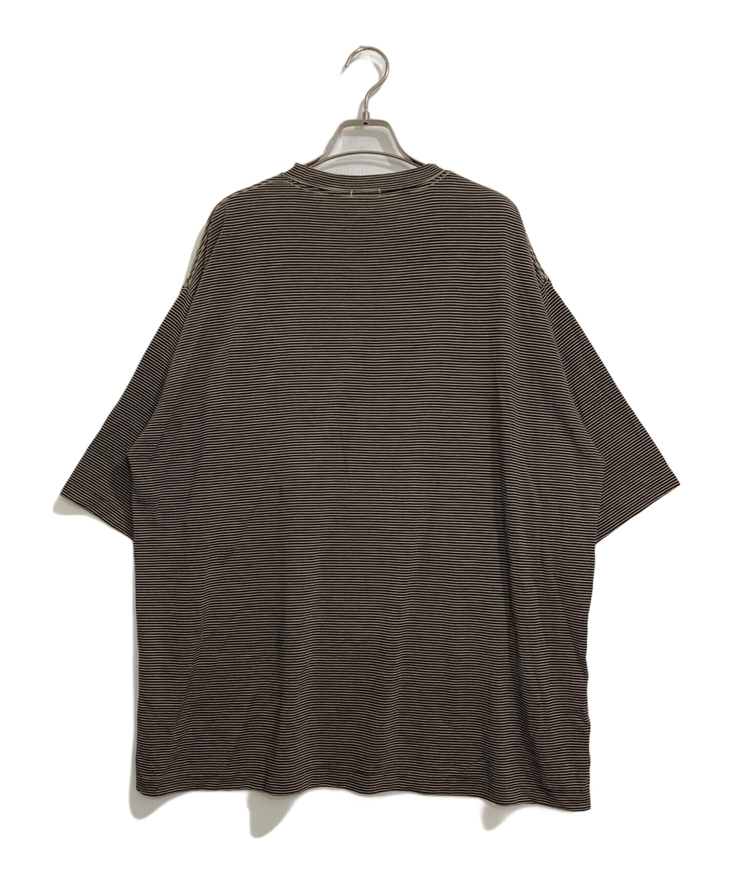 中古・古着通販】COMOLI (コモリ) サマーウールボーダーTシャツ