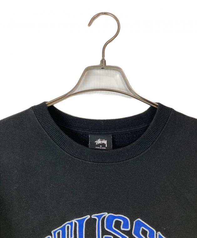 中古・古着通販】stussy (ステューシー) ロゴスウェット ブラック