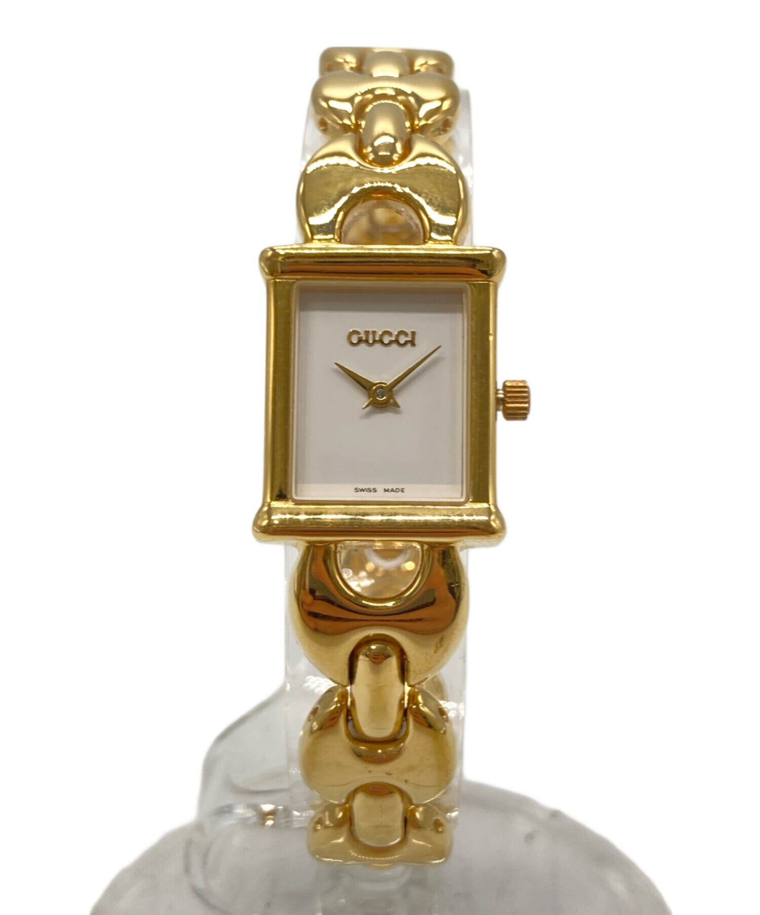 GUCCI グッチ 古本 中古・古着通販】GUCCI (グッチ) ボストンバッグ グレー×ネイビー