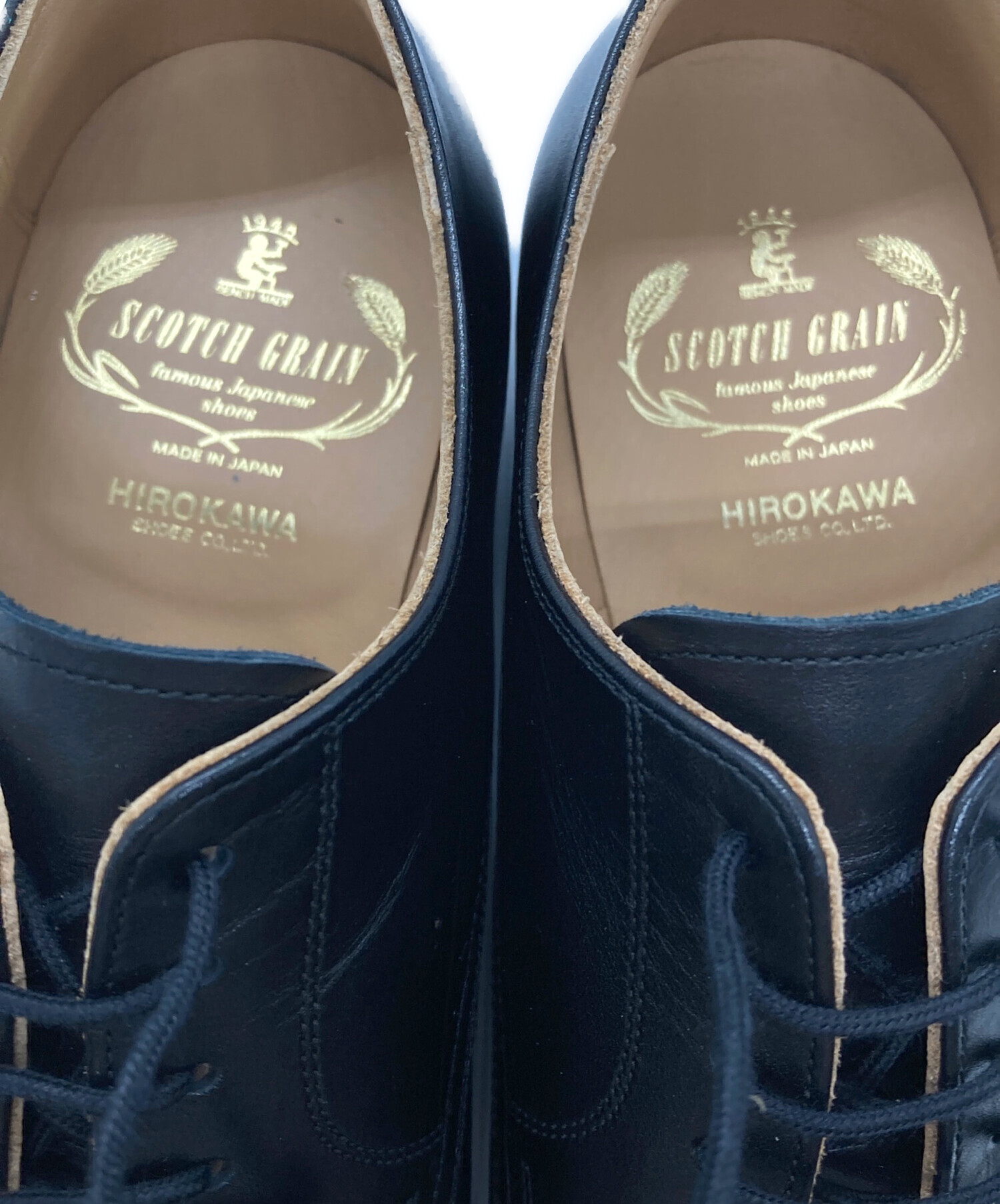 Scotch Grain プレーントゥ　25 茶　外羽根 中古・古着通販】SCOTCH GRAIN (スコッチグレイン) 外羽根