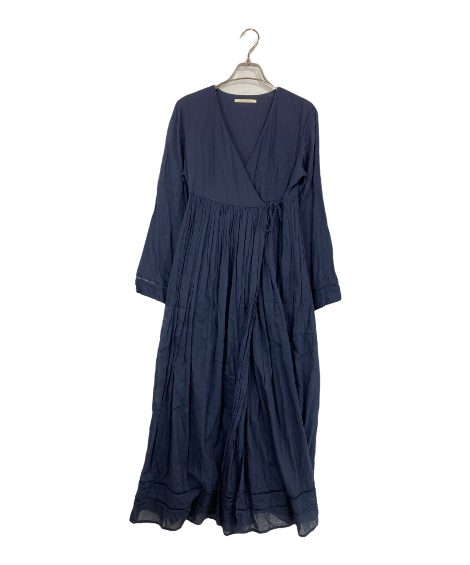 ヌキテパ　未使用 2way コットンボイル クロスオーバーフロントガウン ワンピ 中古・古着通販】ne quittez pas (ヌキテパ) コットンボイル クロス