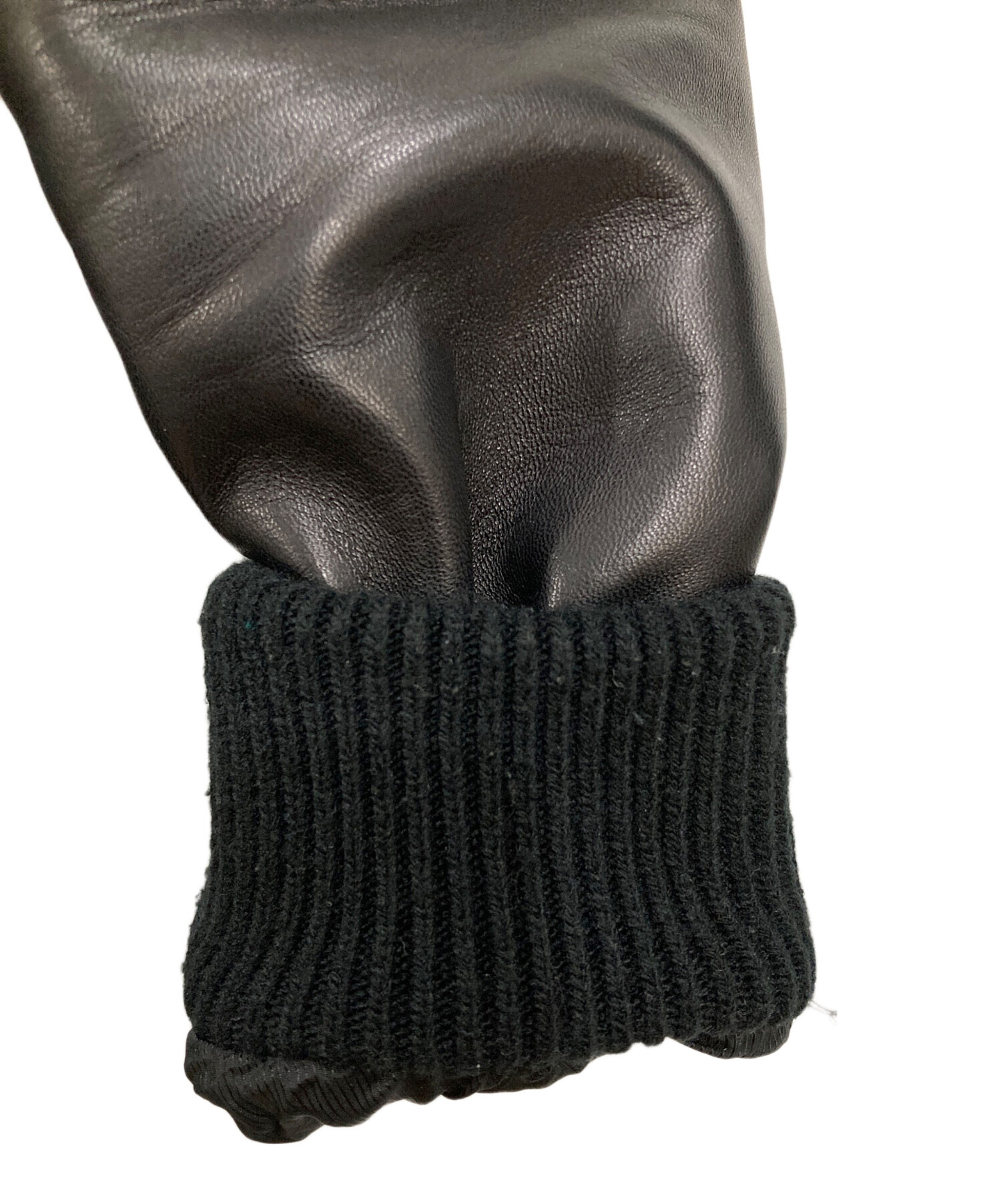 (*5様 1piu1uguale3 DONKEY ZIP STADIUM 羊革 1PIU1UGUALE3 DONKEY ZIP STADIUM / BLACK | ALL ITEM