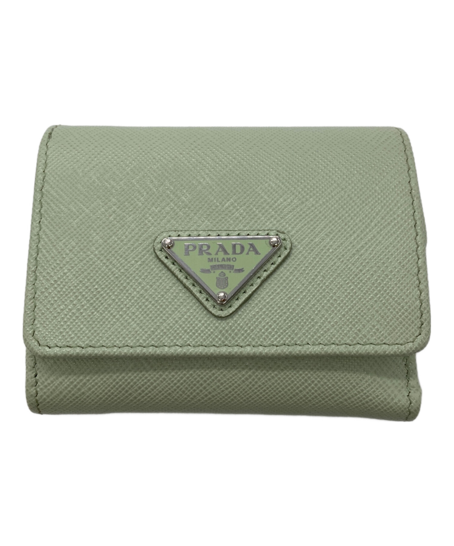 中古・古着通販】PRADA (プラダ) サフィアーノトライアングル 財布