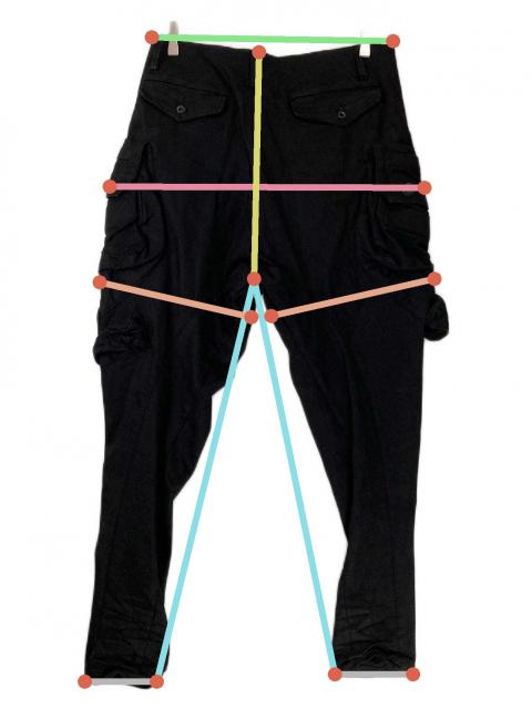 中古・古着通販】JULIUS (ユリウス) ガスマスクカーゴパンツ