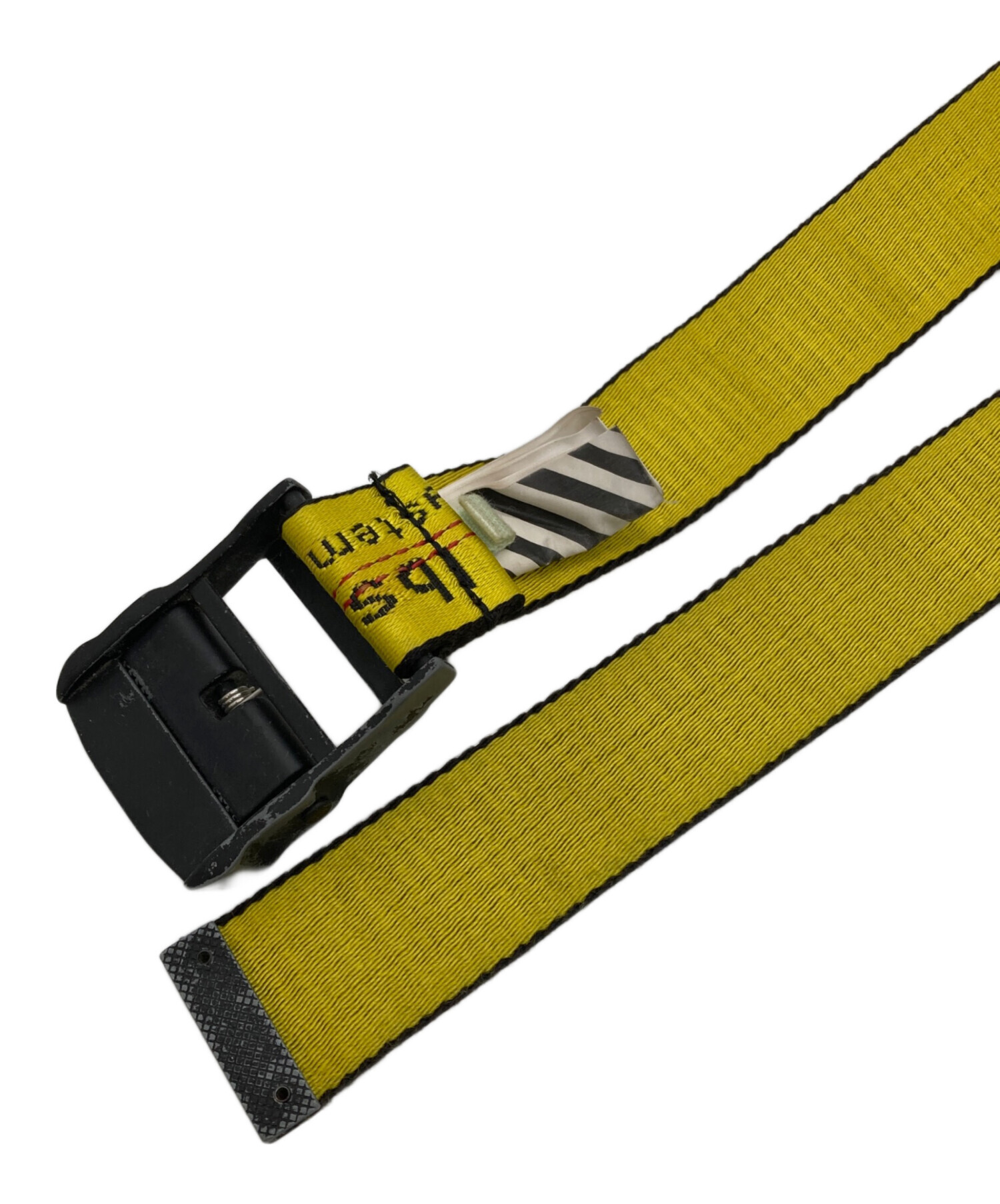 中古・古着通販】OFFWHITE (オフホワイト) ベルト イエロー サイズ:O/S