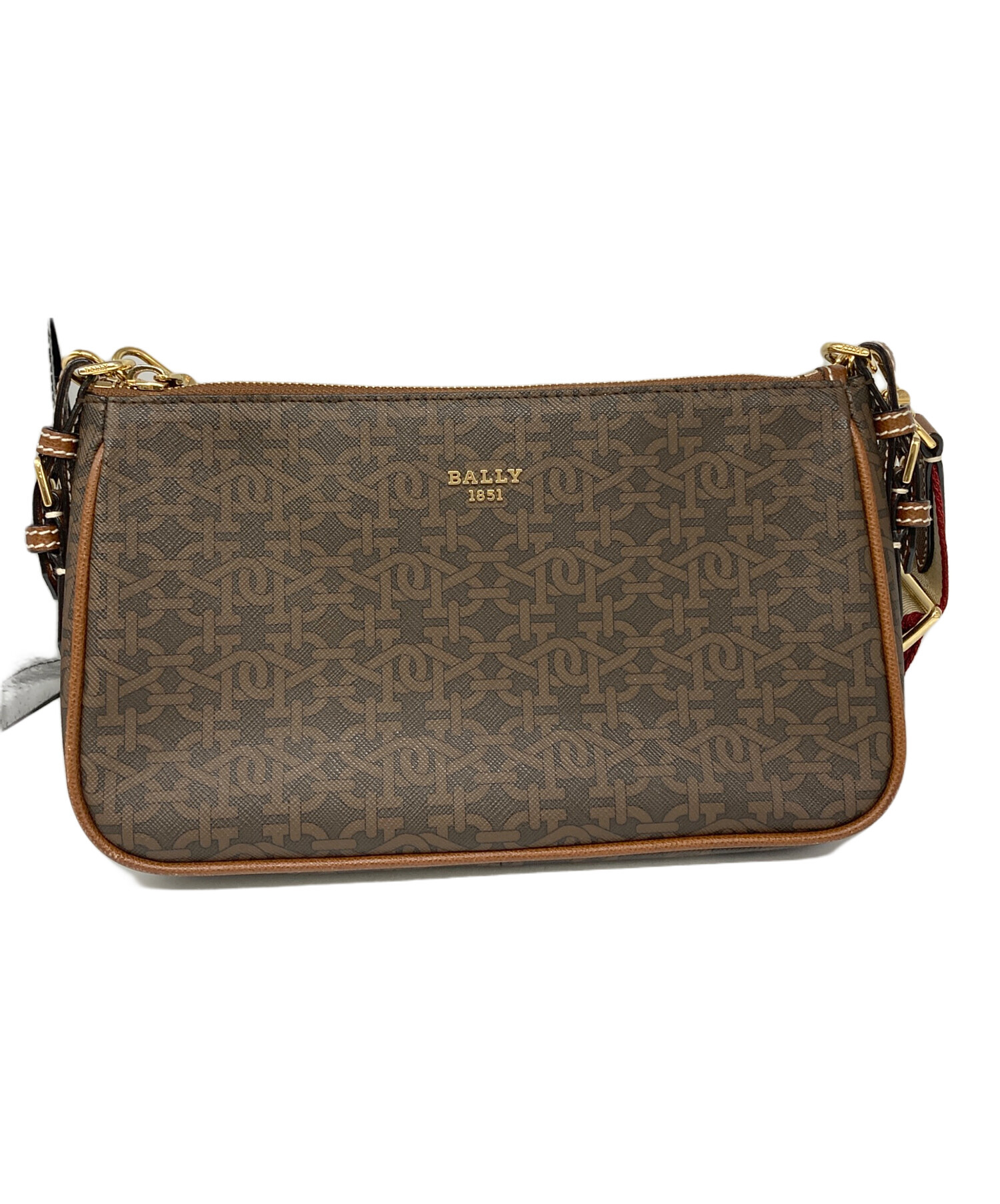 中古・古着通販】BALLY (バリー) ショルダーバッグ ブラウン｜ブランド 