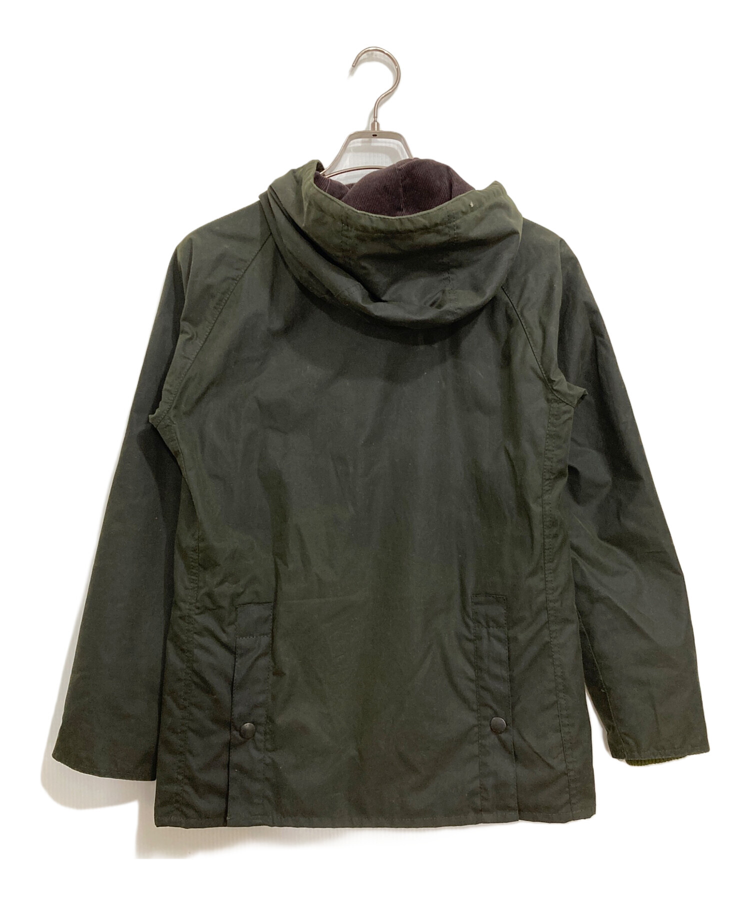 BARBOUR オイルドジャケット 取り外しフード付き 中古・古着通販】Barbour (バブアー) フード付き オイルドジャケット