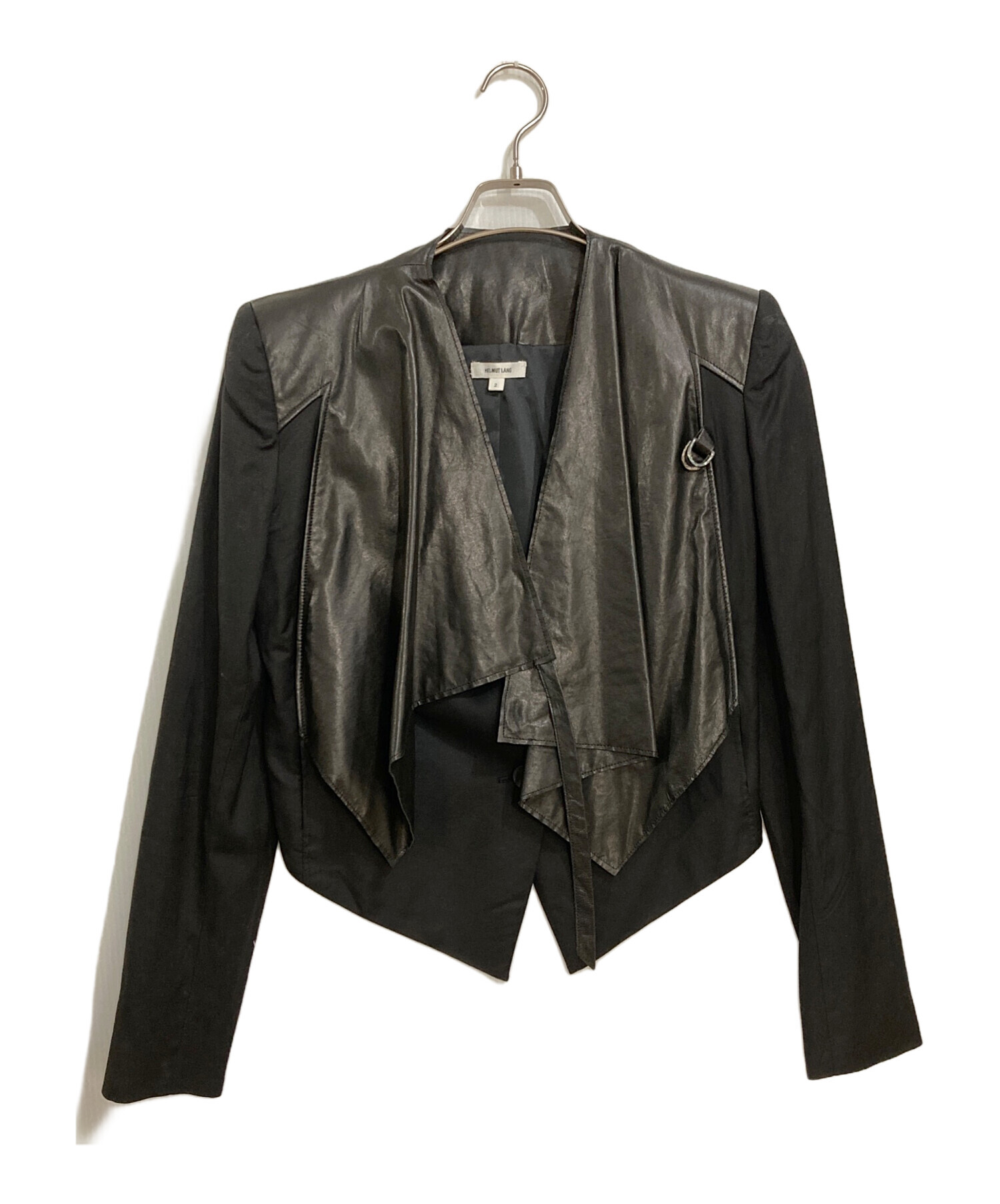 HELMUT LANG ヘルムートラング ドレープ　ジャケット　ブルゾン　ウール HELMUT LANG ヘルムートラング ドレープジャケットブルゾンウール