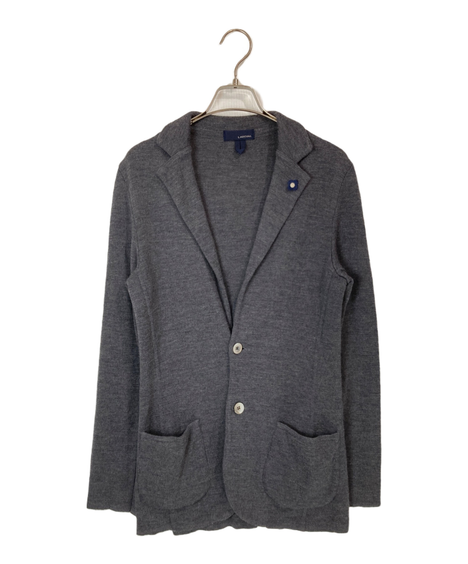 中古・古着通販】LARDINI (ラルディーニ) ウールミラノリブソリッド2B